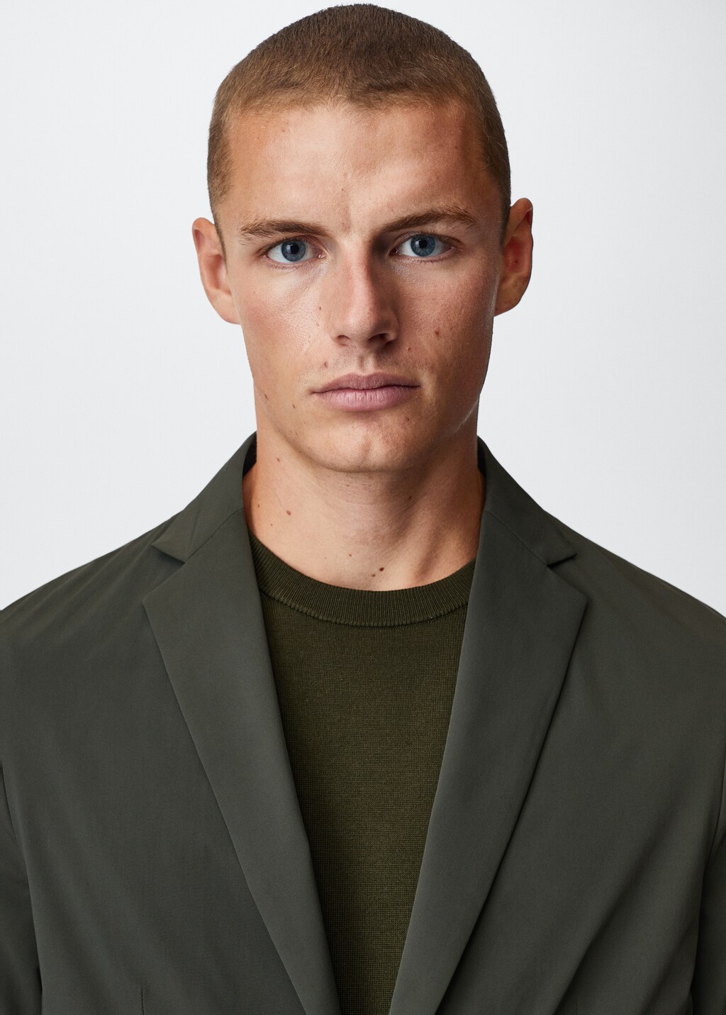 Slim-fit stretch suit jacket - Details of the article 4