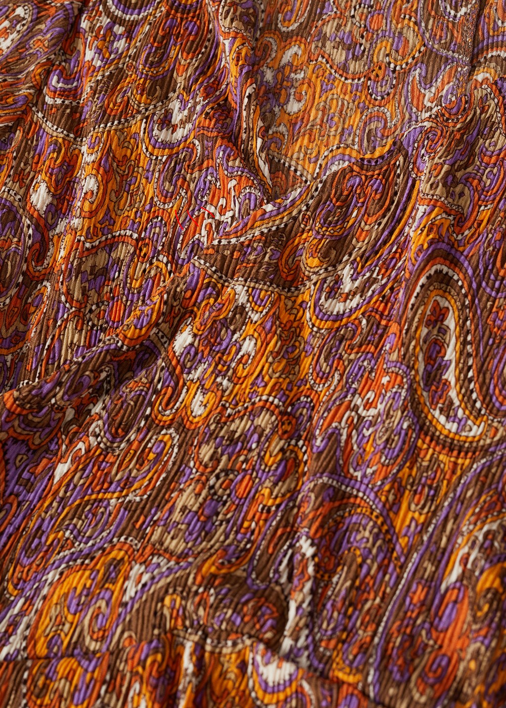 Printed textured dress - Details of the article 8