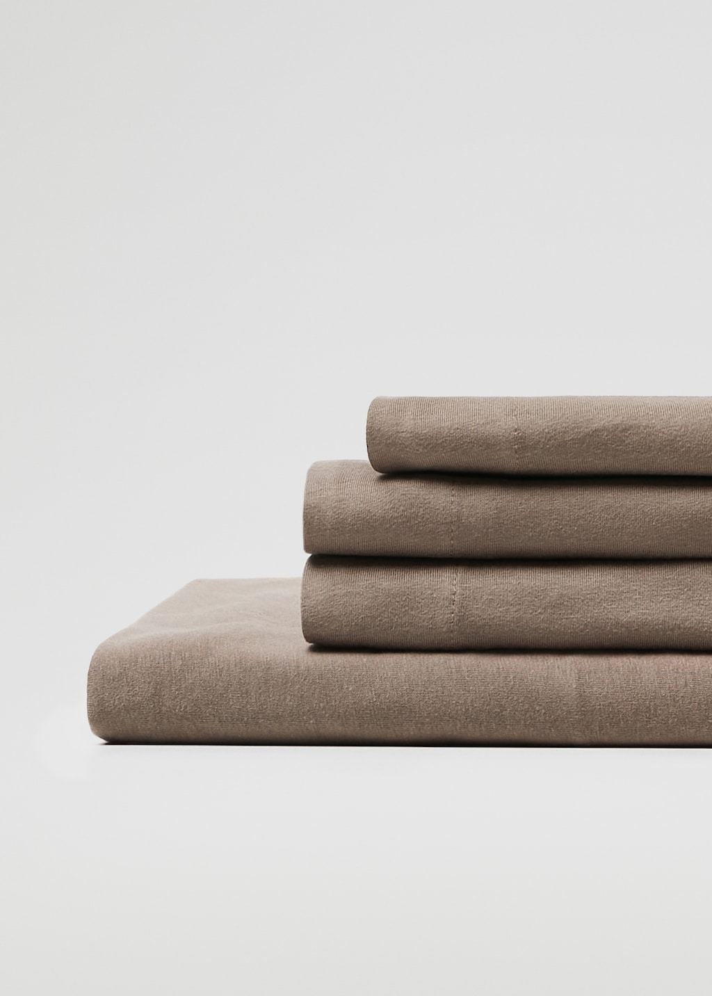 Cotton knit fitted sheet 180x200x30cm - Details of the article 2