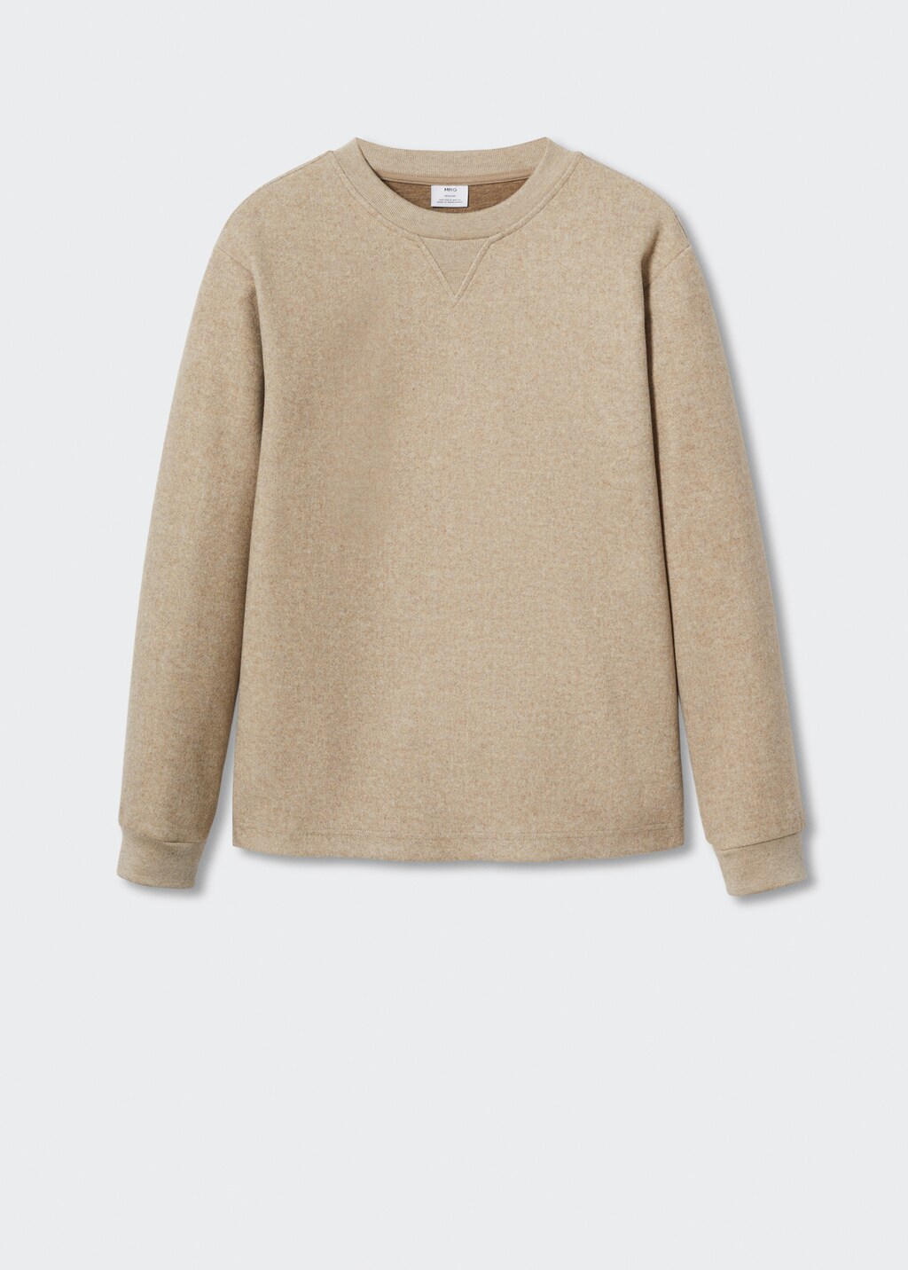 Textured sweatshirt