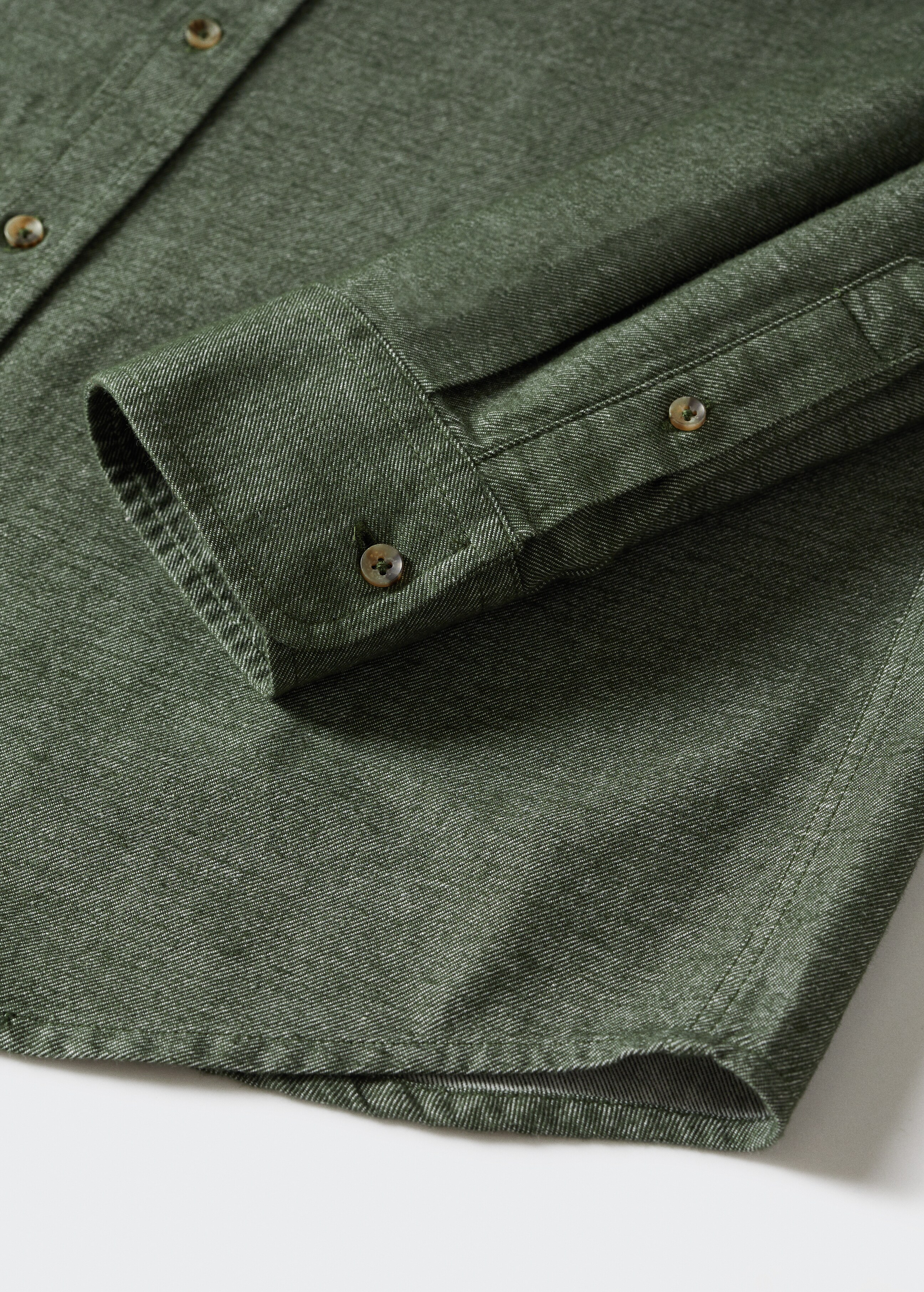 Chest-pocket cotton shirt - Details of the article 7