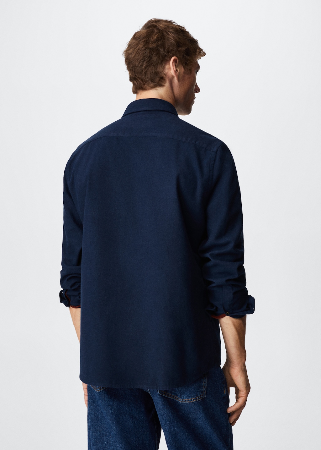 Chest-pocket cotton shirt - Reverse of the article