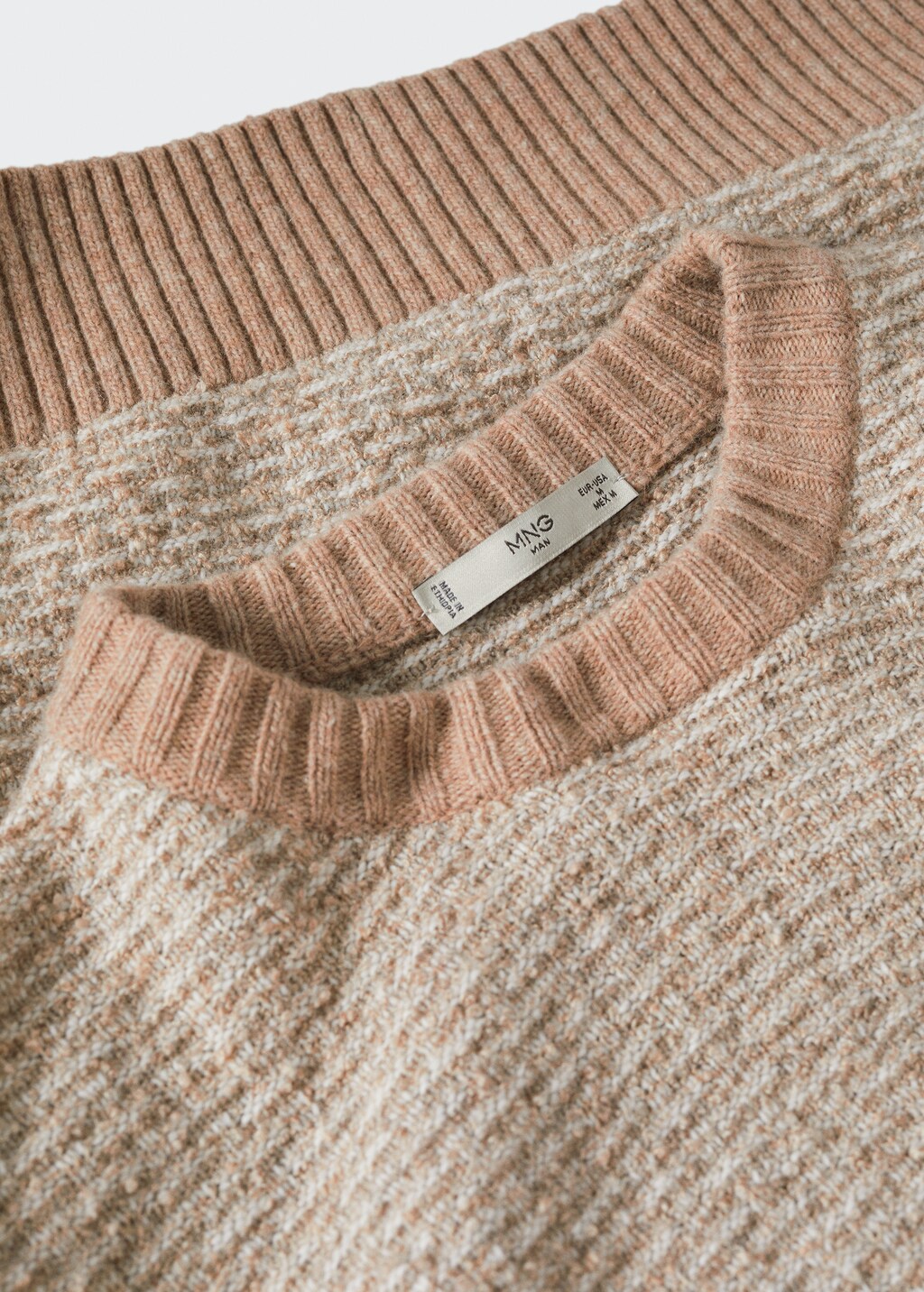 Textured wool-blend sweater - Details of the article 8