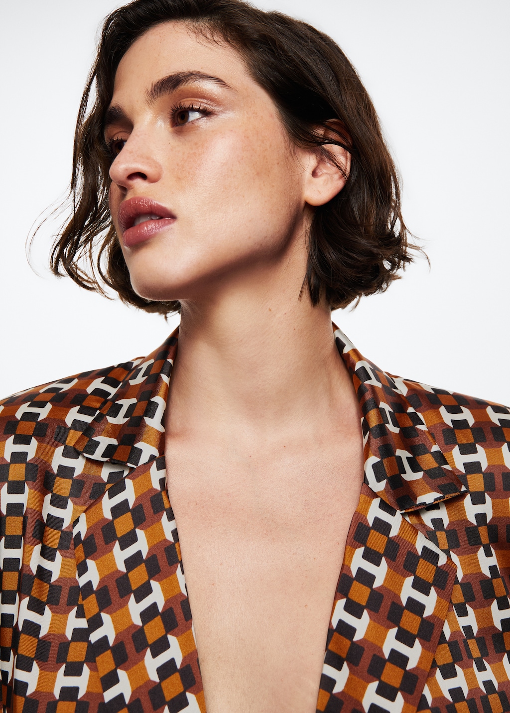 Geometric-print blouse - Details of the article 5