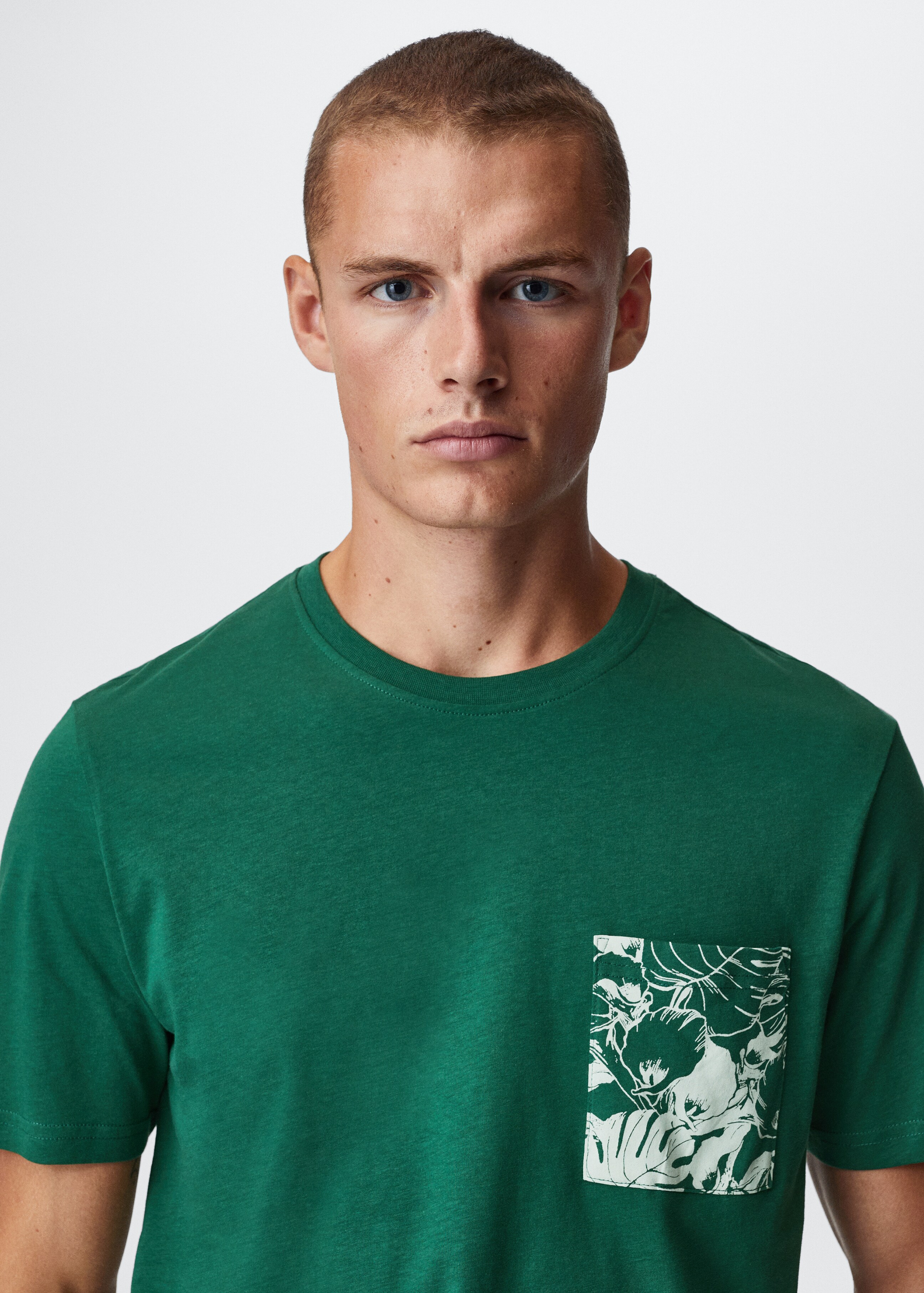 Printed pocket T-shirt - Details of the article 4