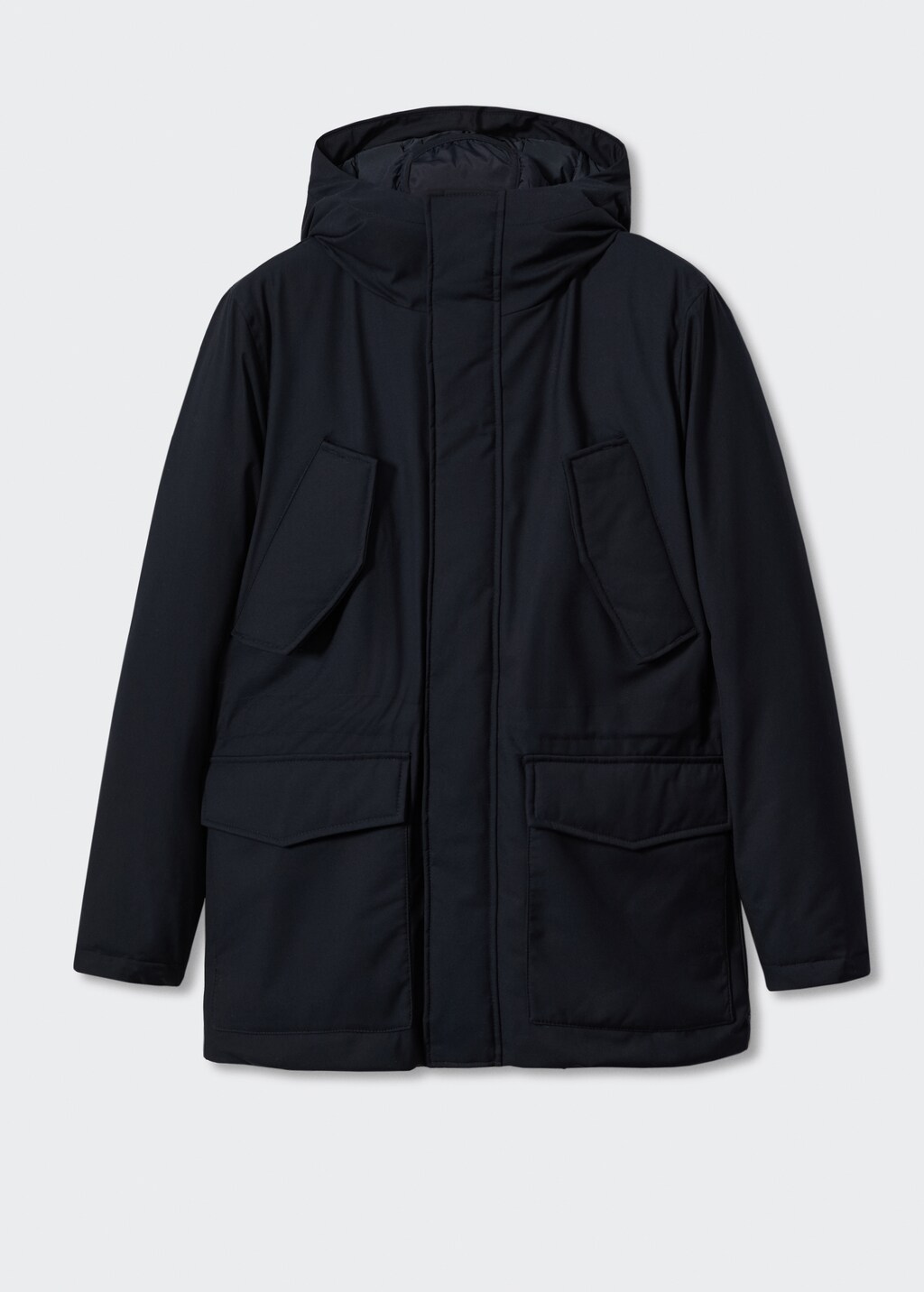 Water-repellent quilted coat - Article without model