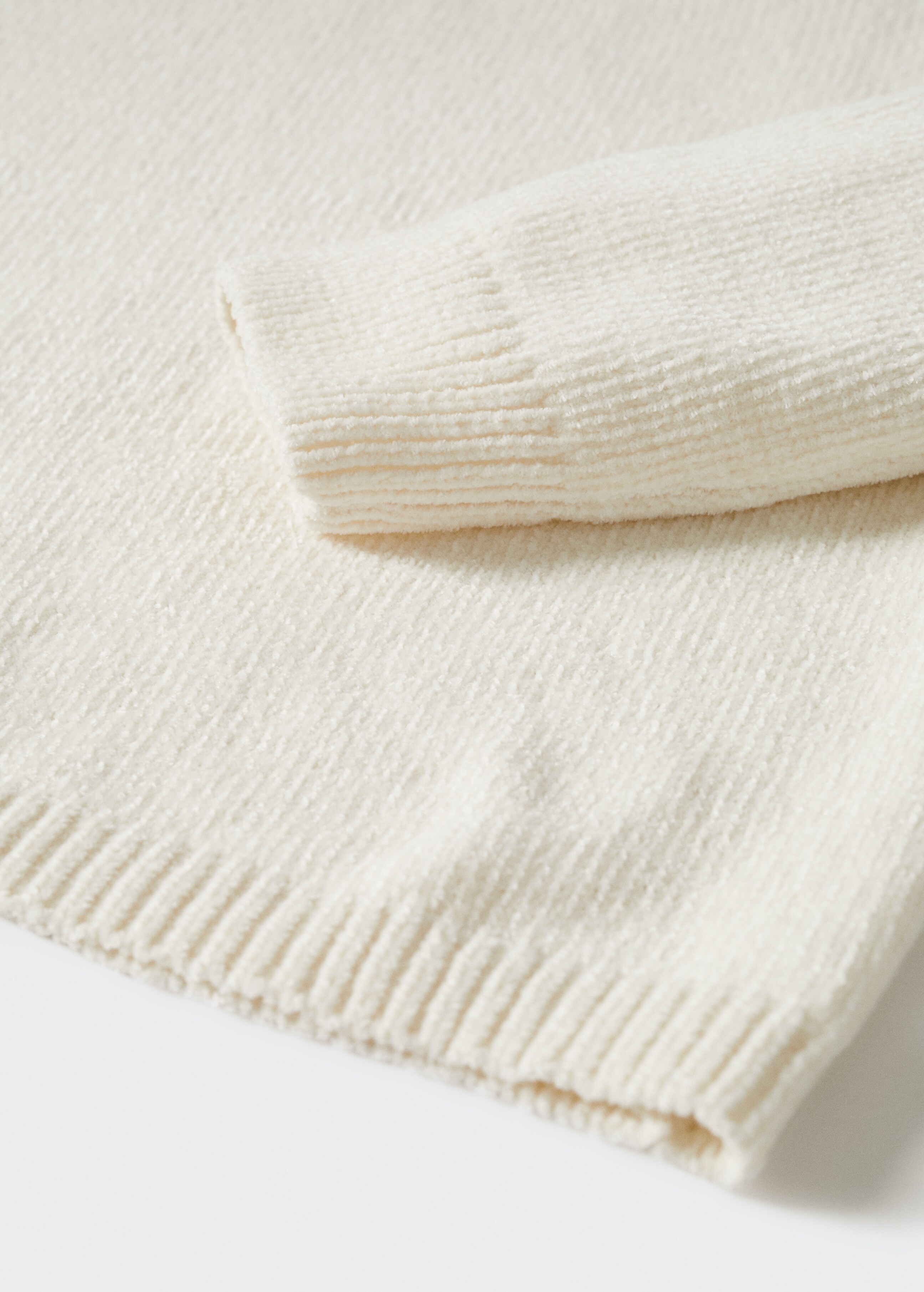 Chenille knit sweater - Details of the article 8