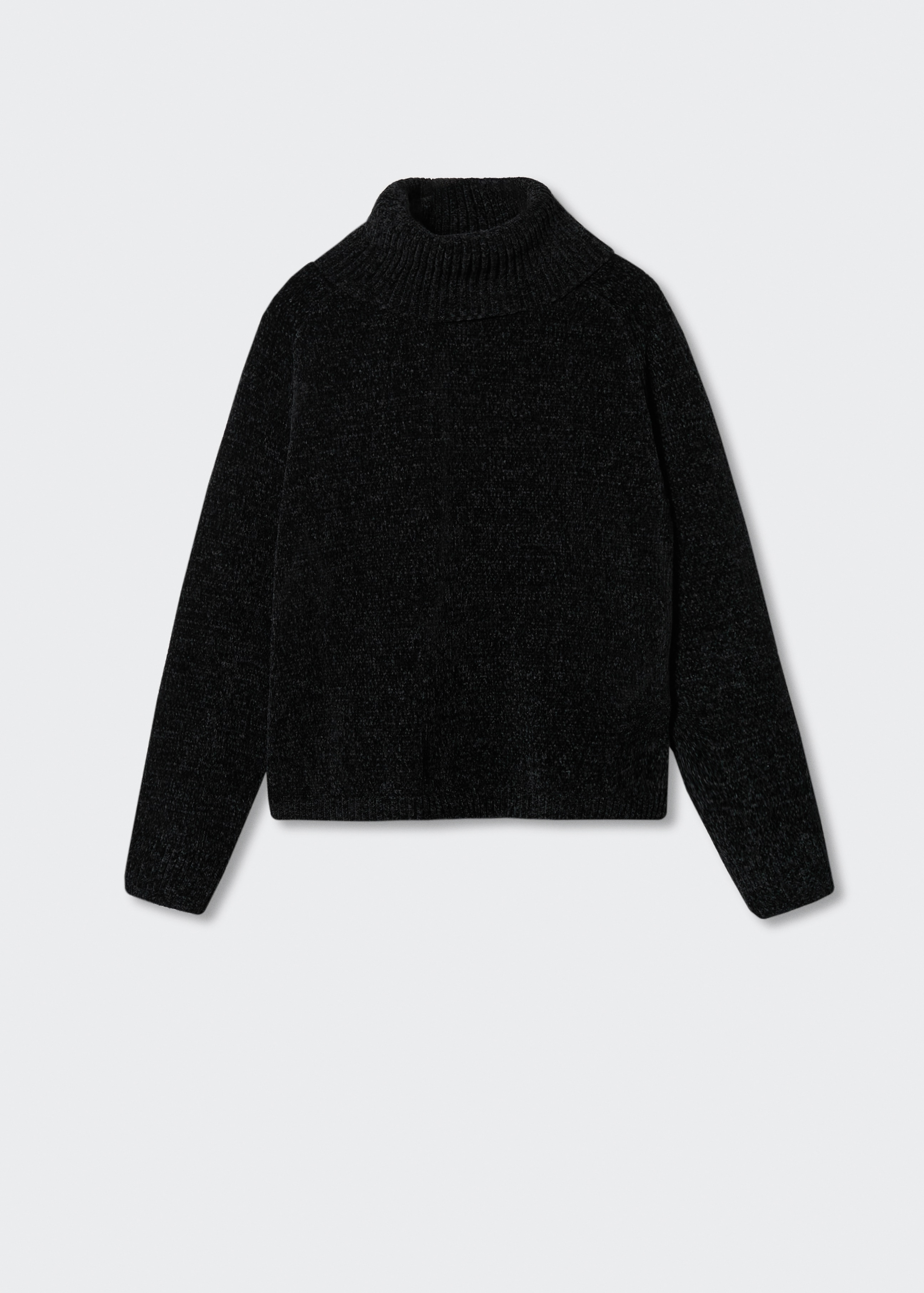 Sweter dzianinowy z szenili - Artykuł bez modela/modelki