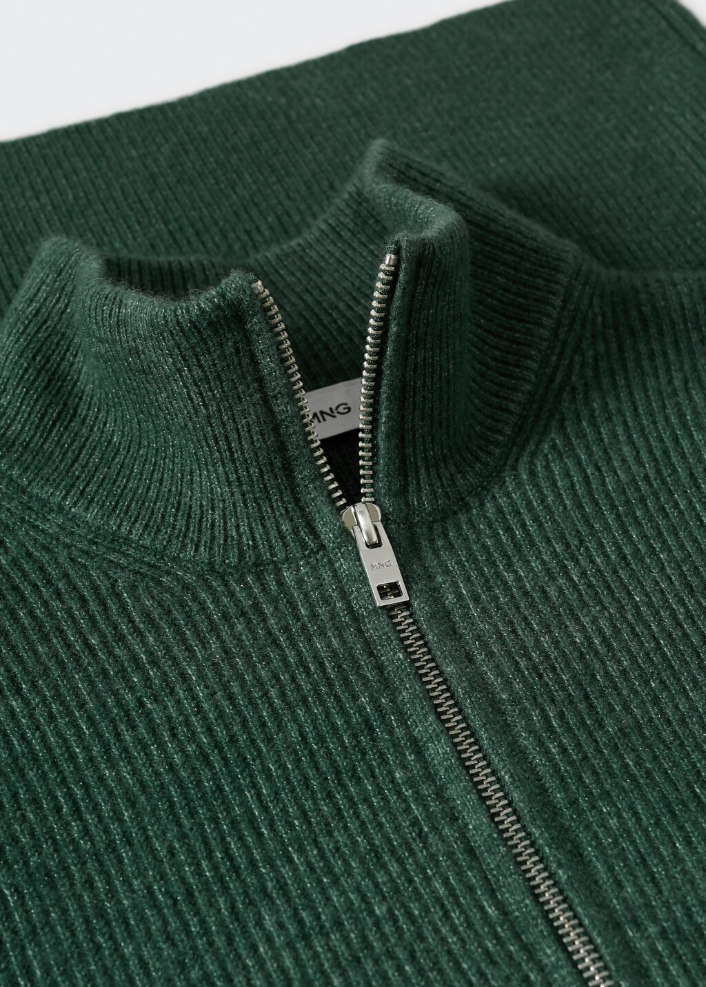 Zipped high collar sweater - Details of the article 8