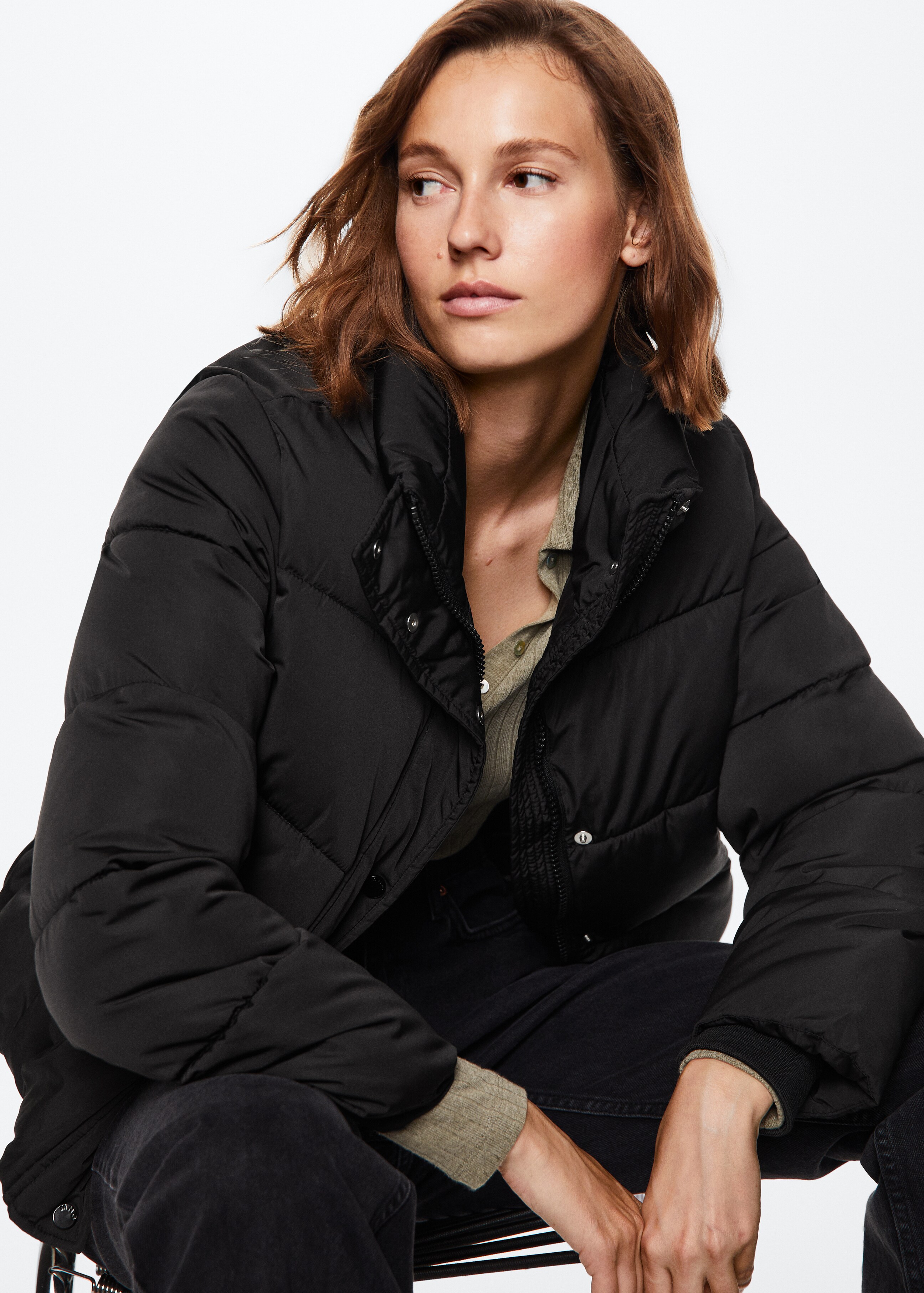 Adjustable padded anorak - Details of the article 2
