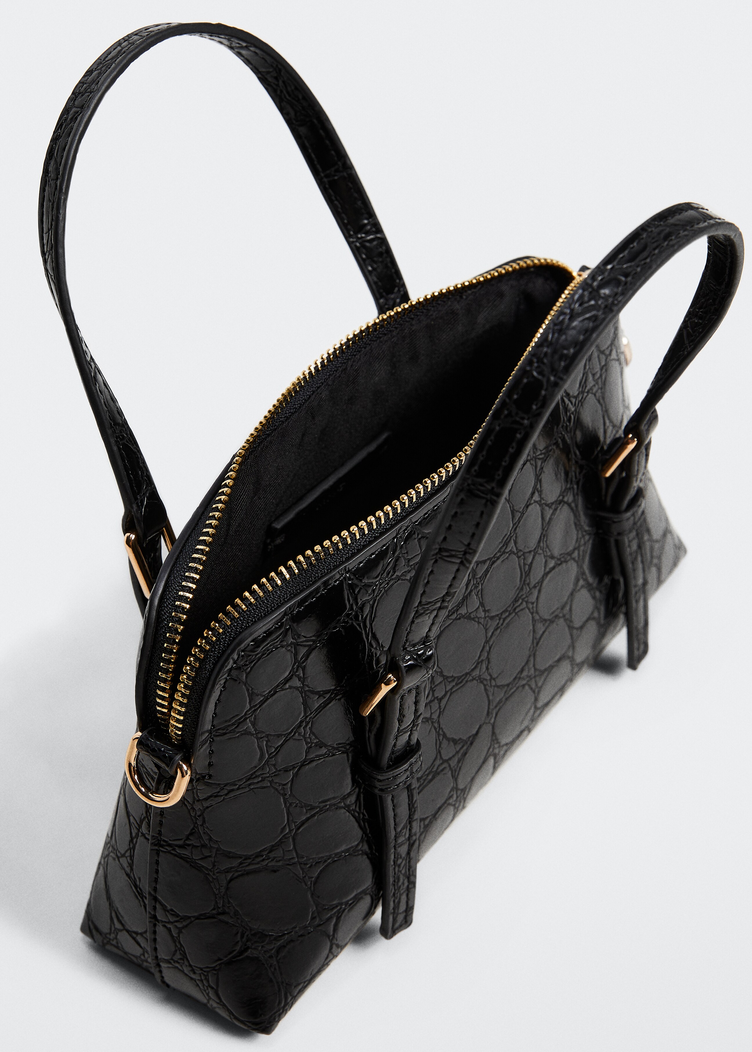 Croc-effect shoulder bag - Details of the article 2