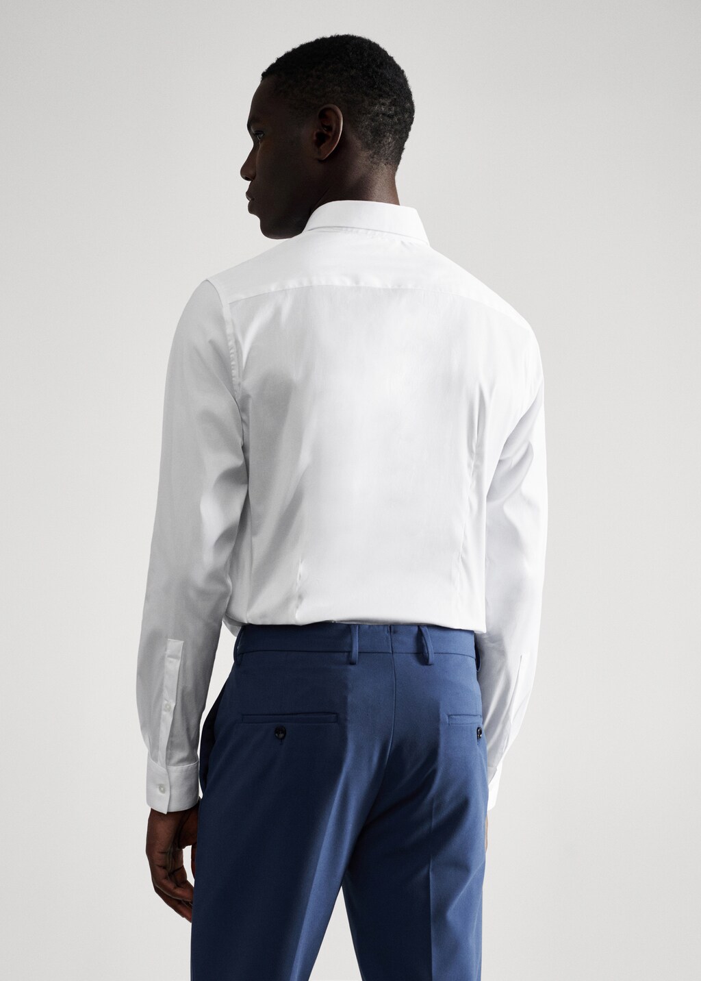 Super slim fit suit shirt - Reverse of the article