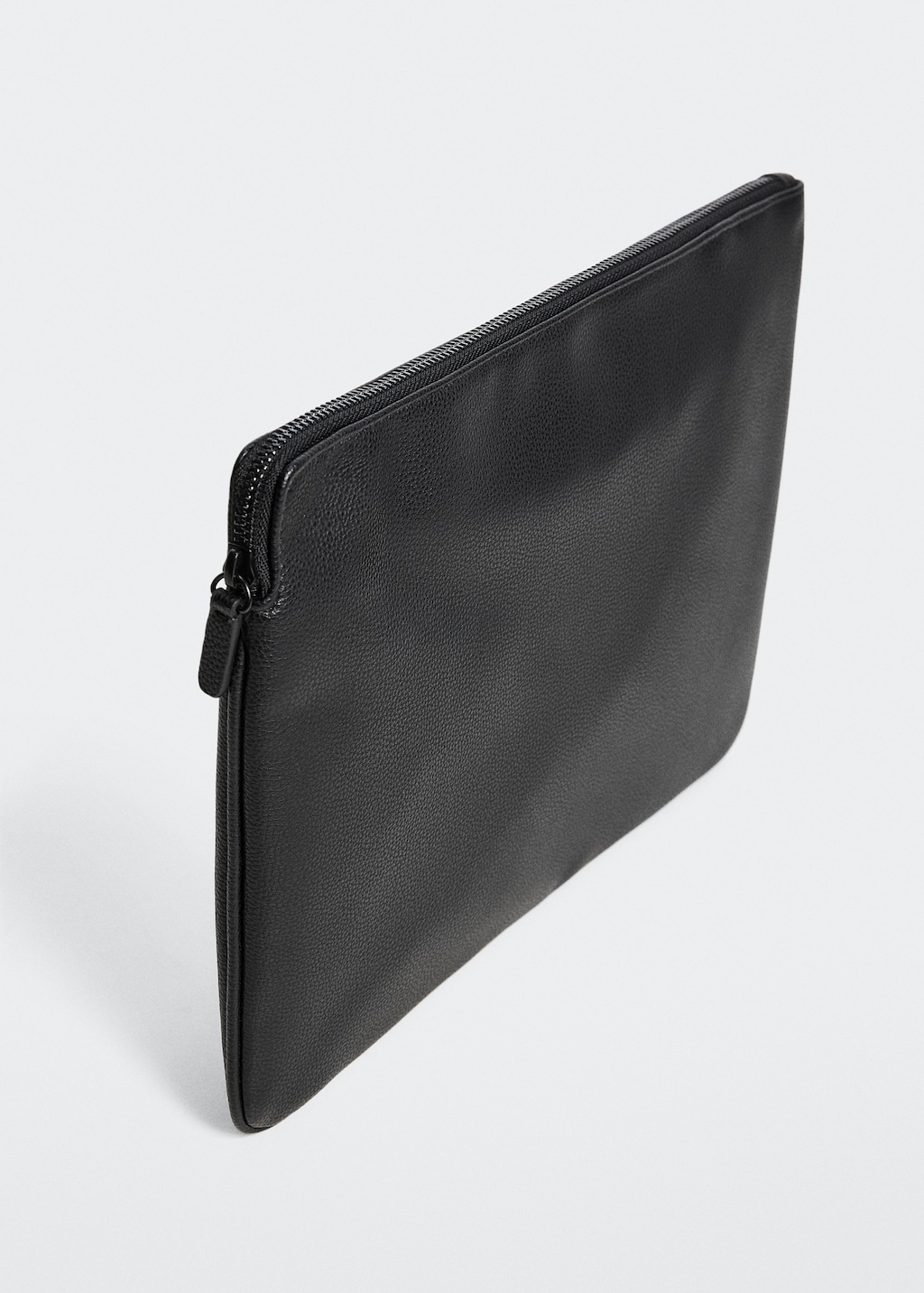 Leather-effect laptop case - Medium plane