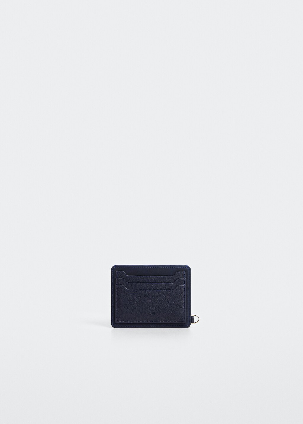 Saffiano-effect cardholder - Medium plane