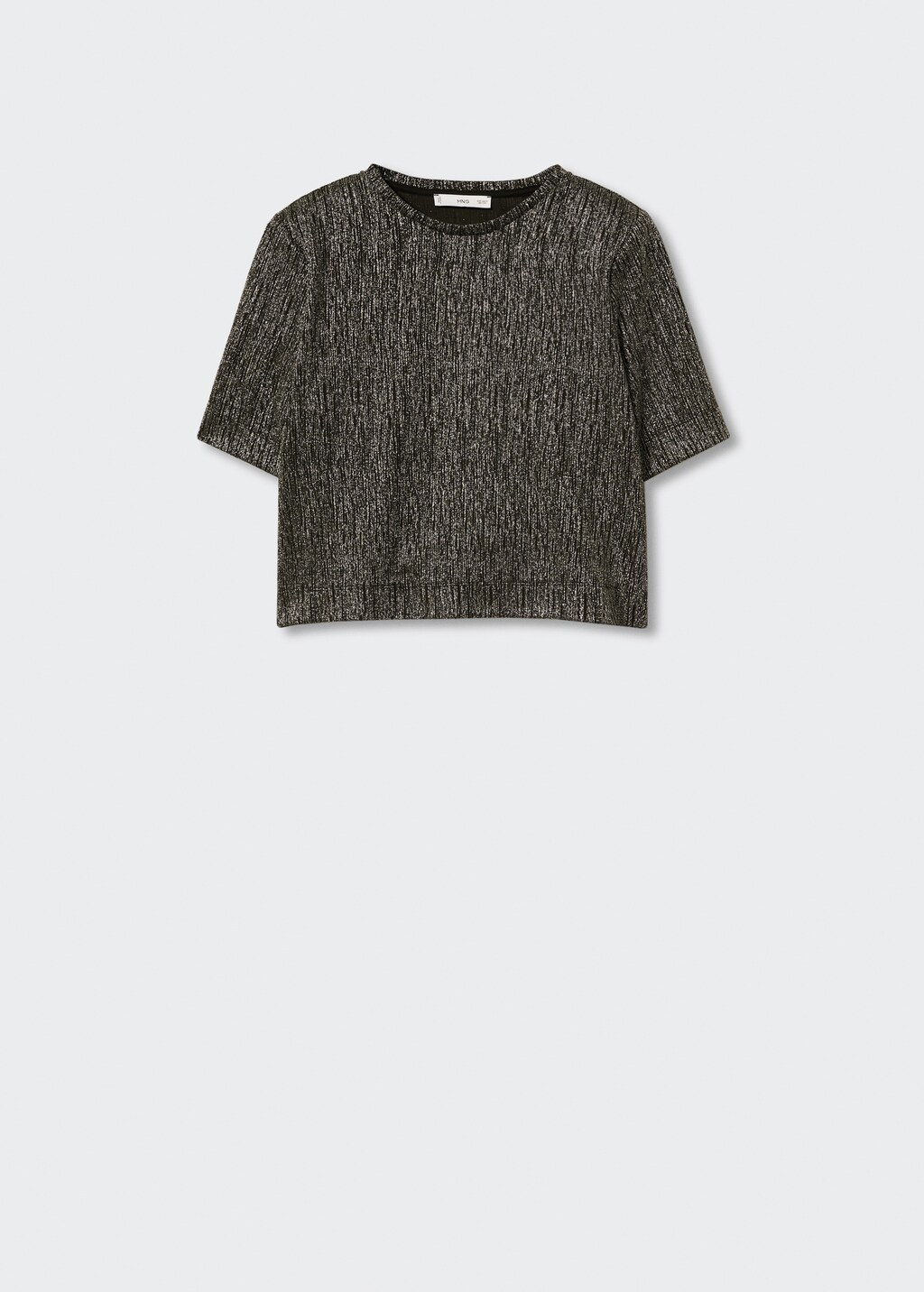 Lurex knitted t-shirt - Article without model