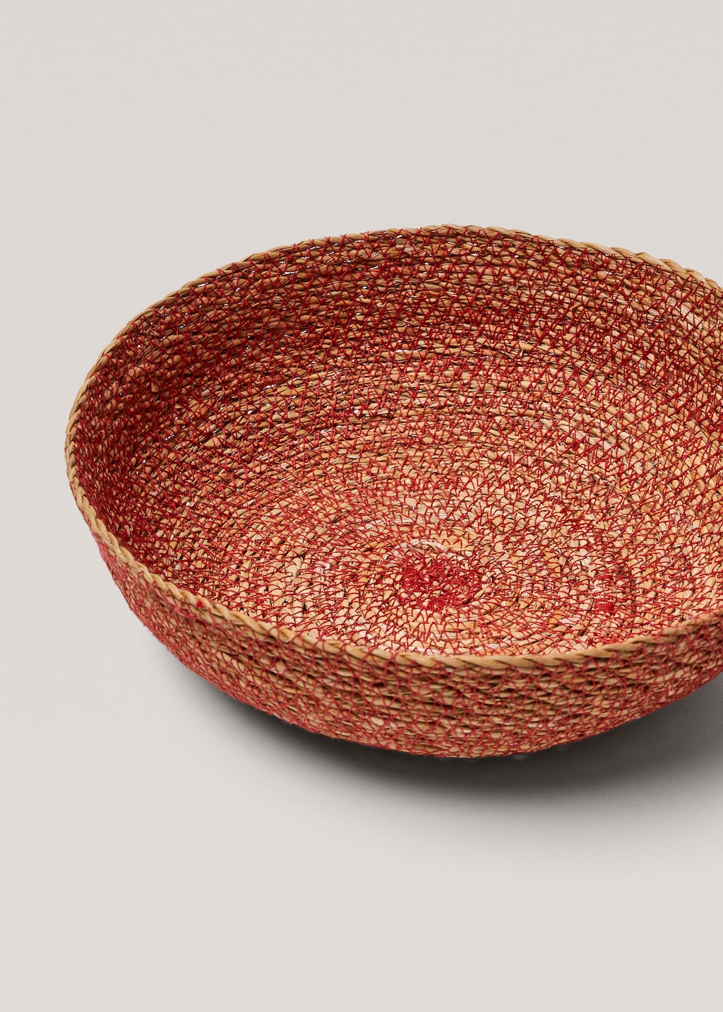 Natural fibre round bowl - Details of the article 1