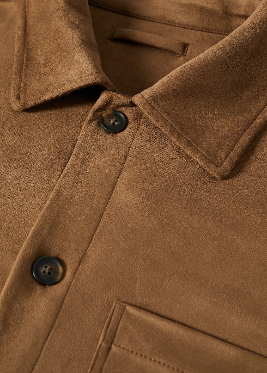 Overshirt mit Wildleder-Effekt - Detail des Artikels 8