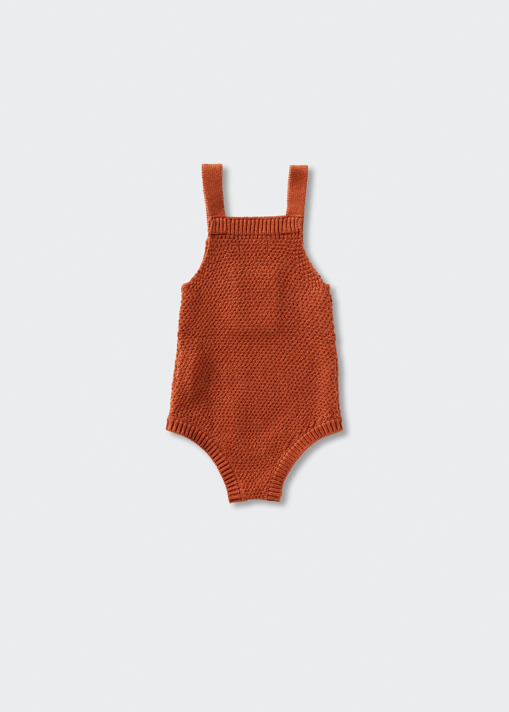 Cotton knit dungarees - Reverse of the article