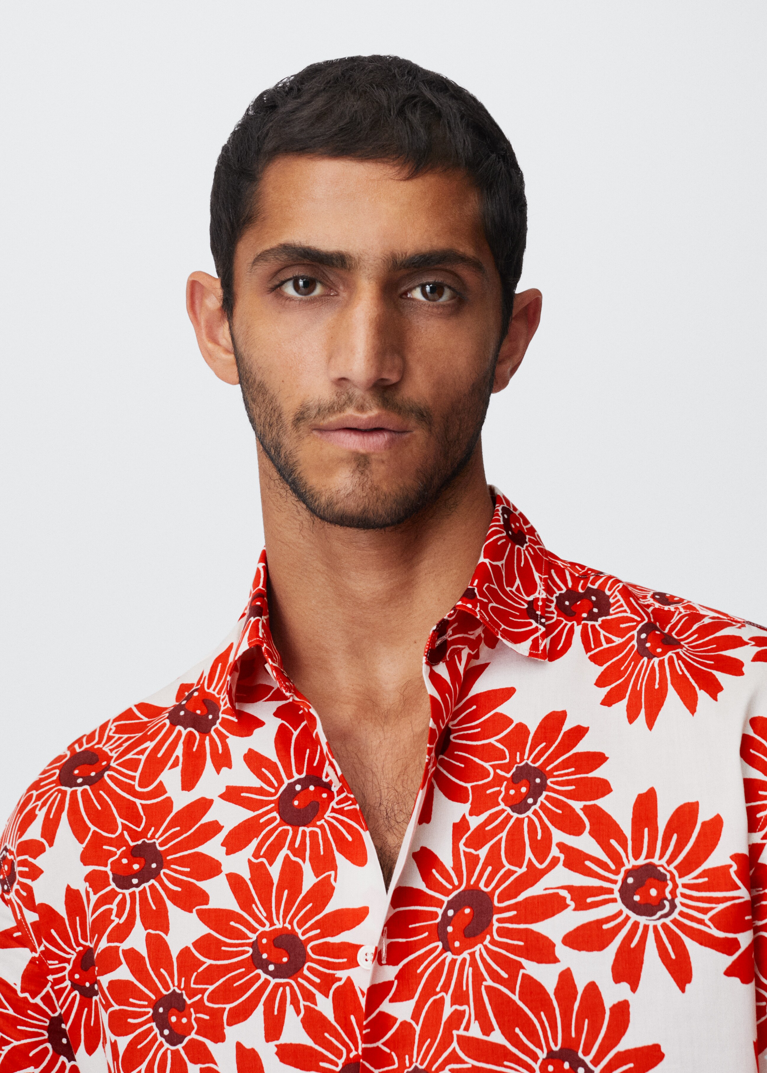 Floral print shirt - Details of the article 1