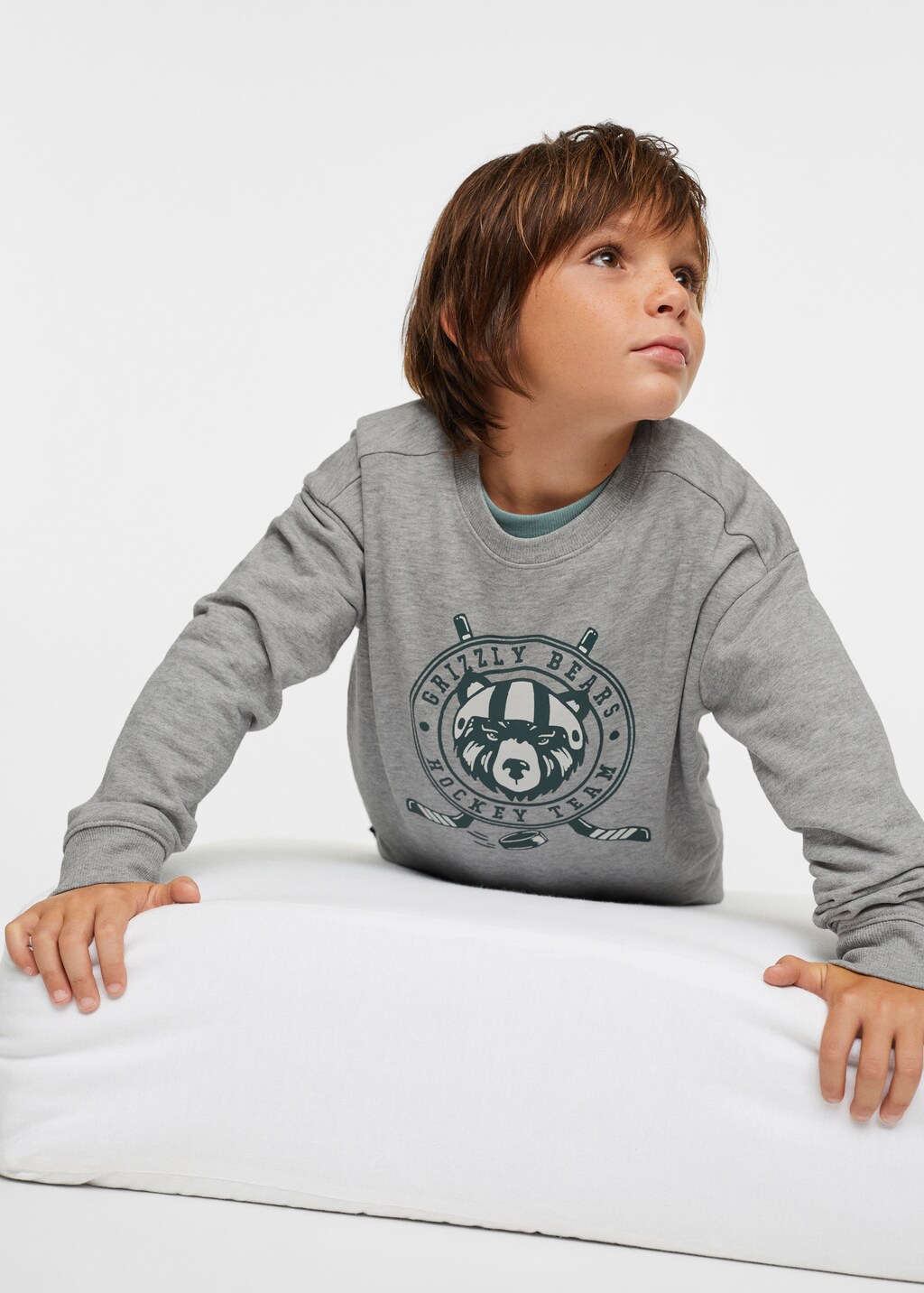 Katoenen sweatshirt met print - Detail van het artikel 2