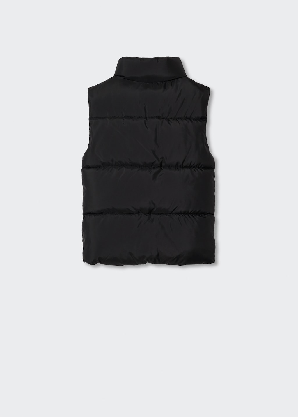 Padded fleece gilet - Reverse of the article