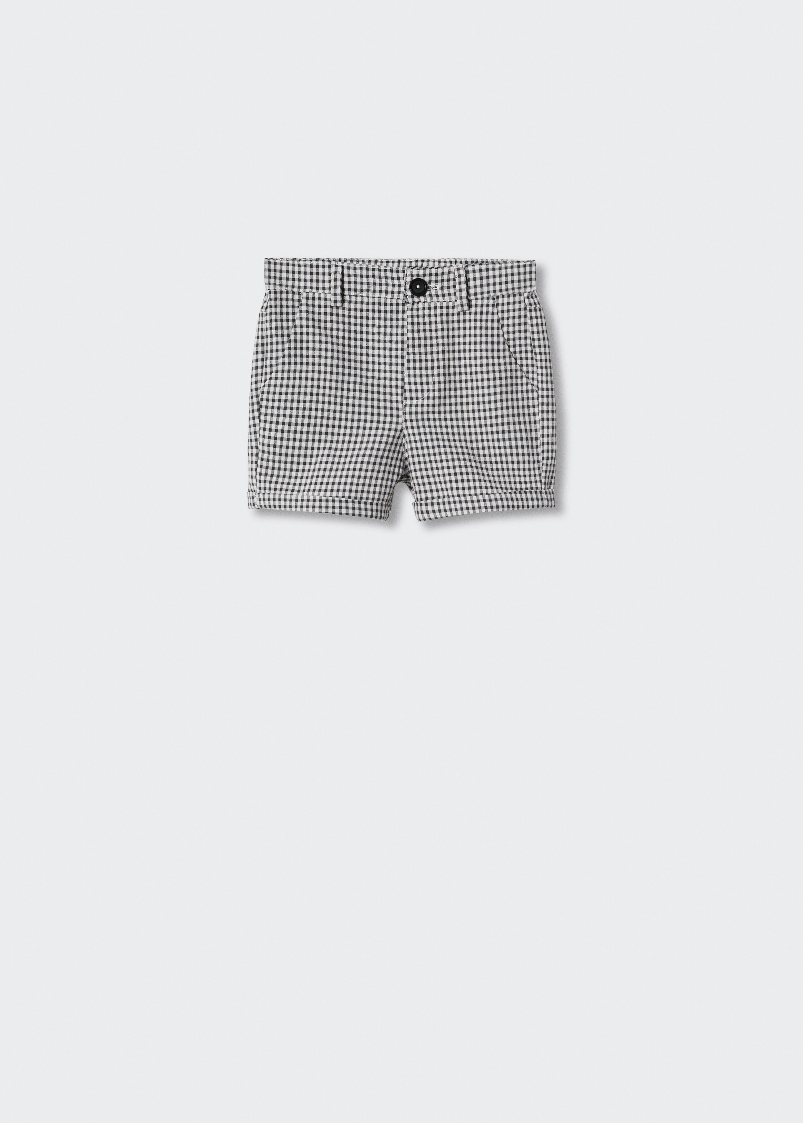 Gingham check shorts - Article without model
