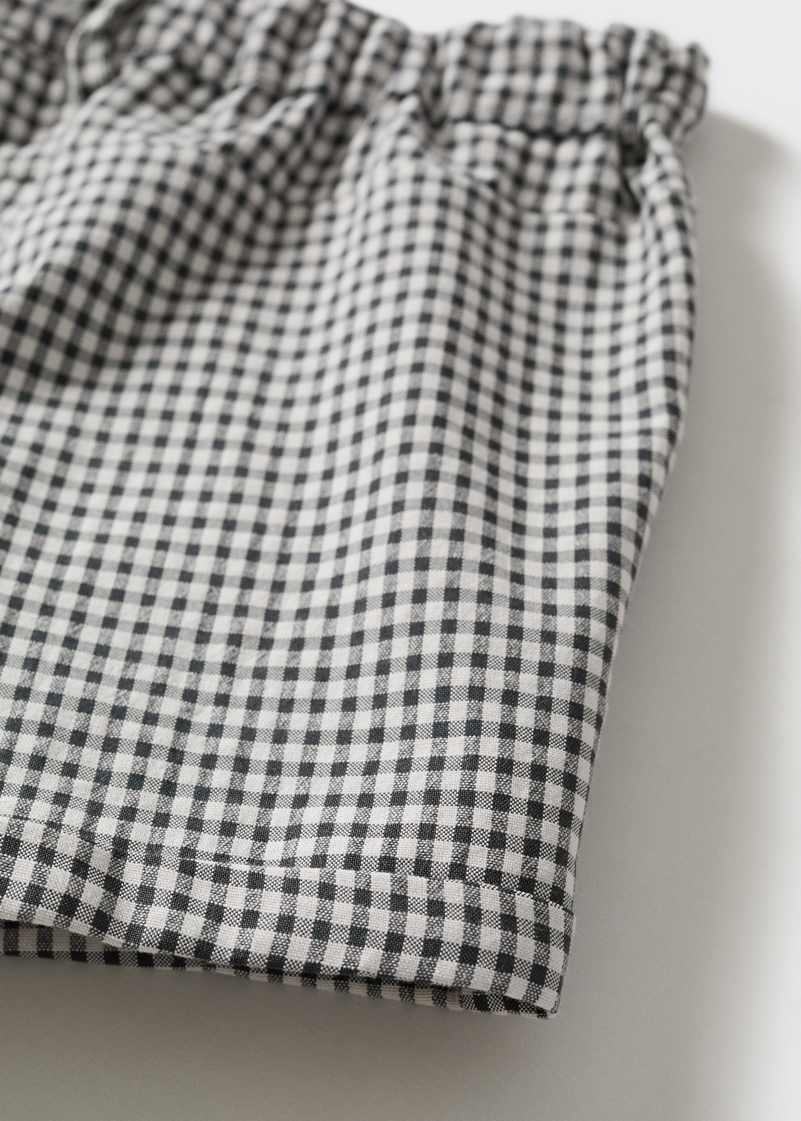 Gingham check shorts - Details of the article 9