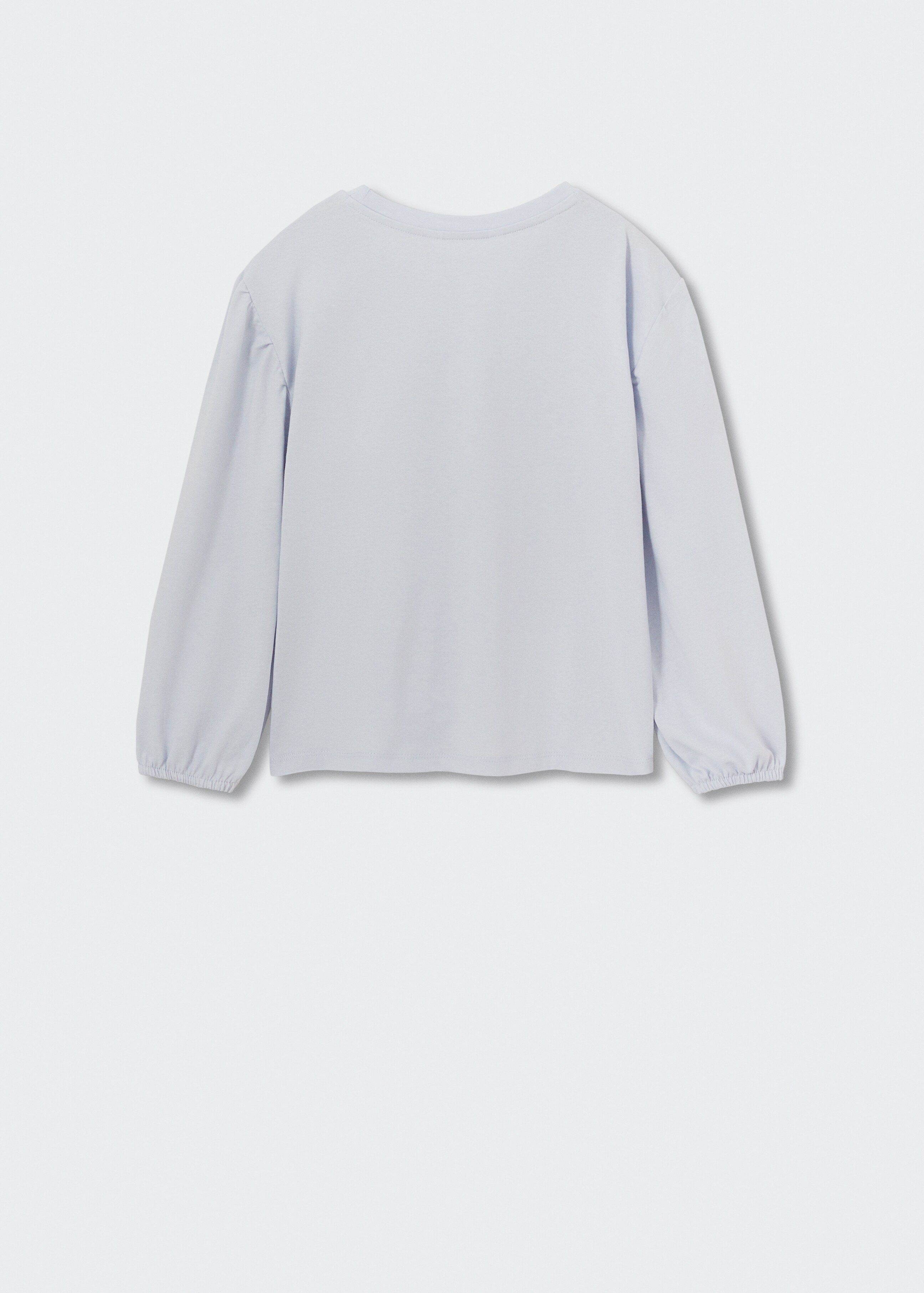 Long sleeve cotton t-shirt - Reverse of the article