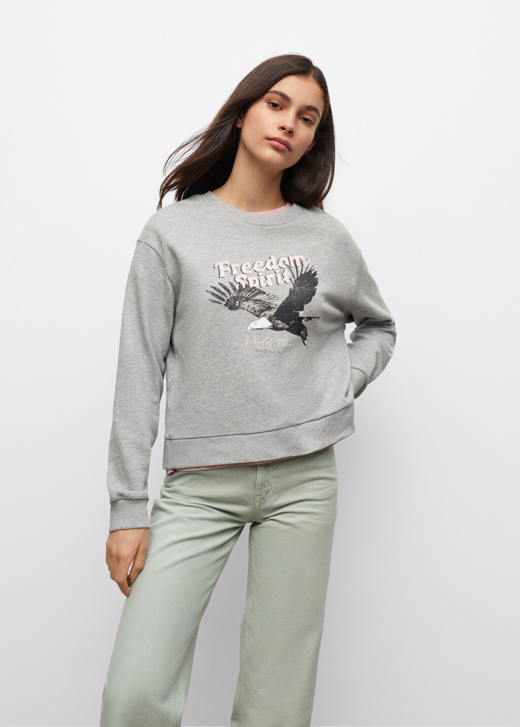 Sweatshirt mit Adler-Motiv - Detail des Artikels 1