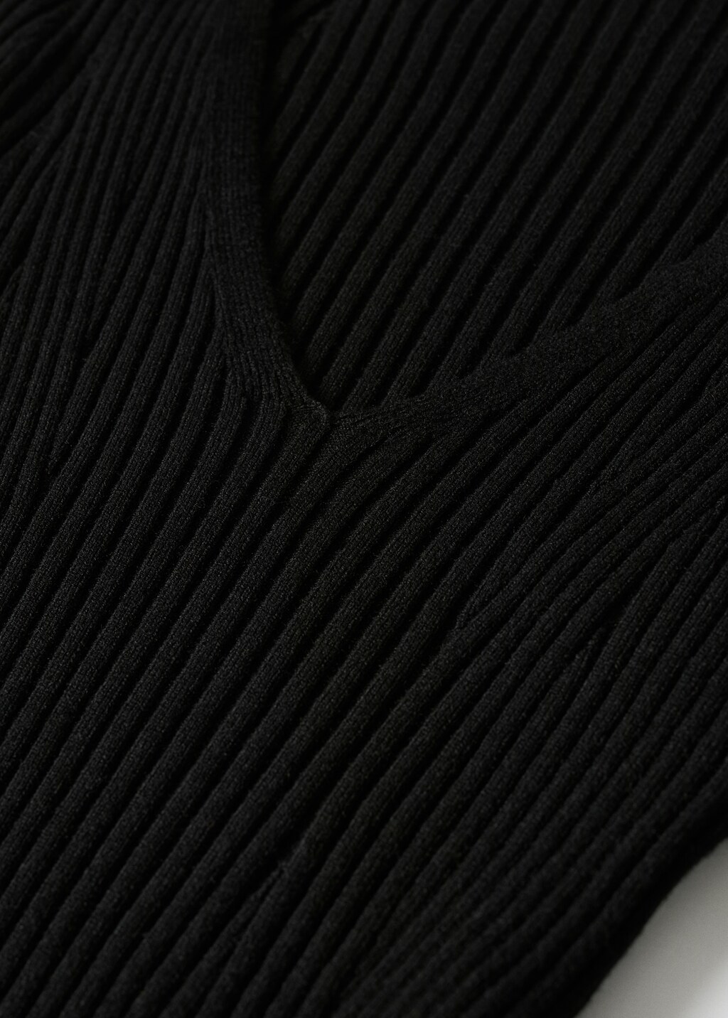 V-neck ribbed knit sweater - Details of the article 8