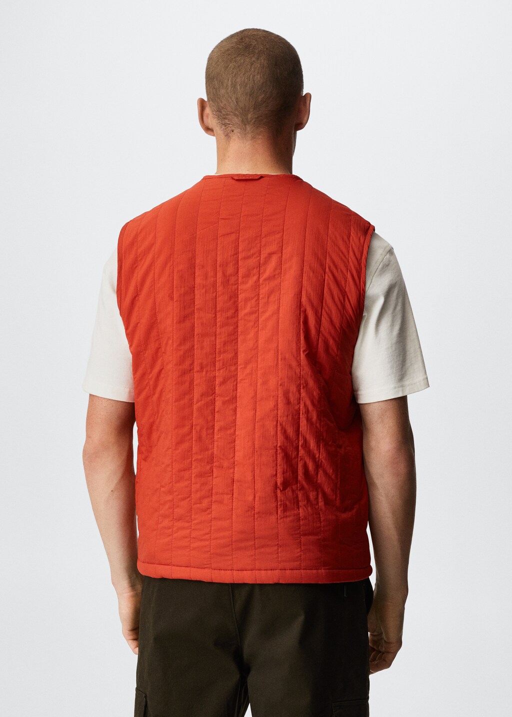 Thermoregulating waterproof gilet - Reverse of the article