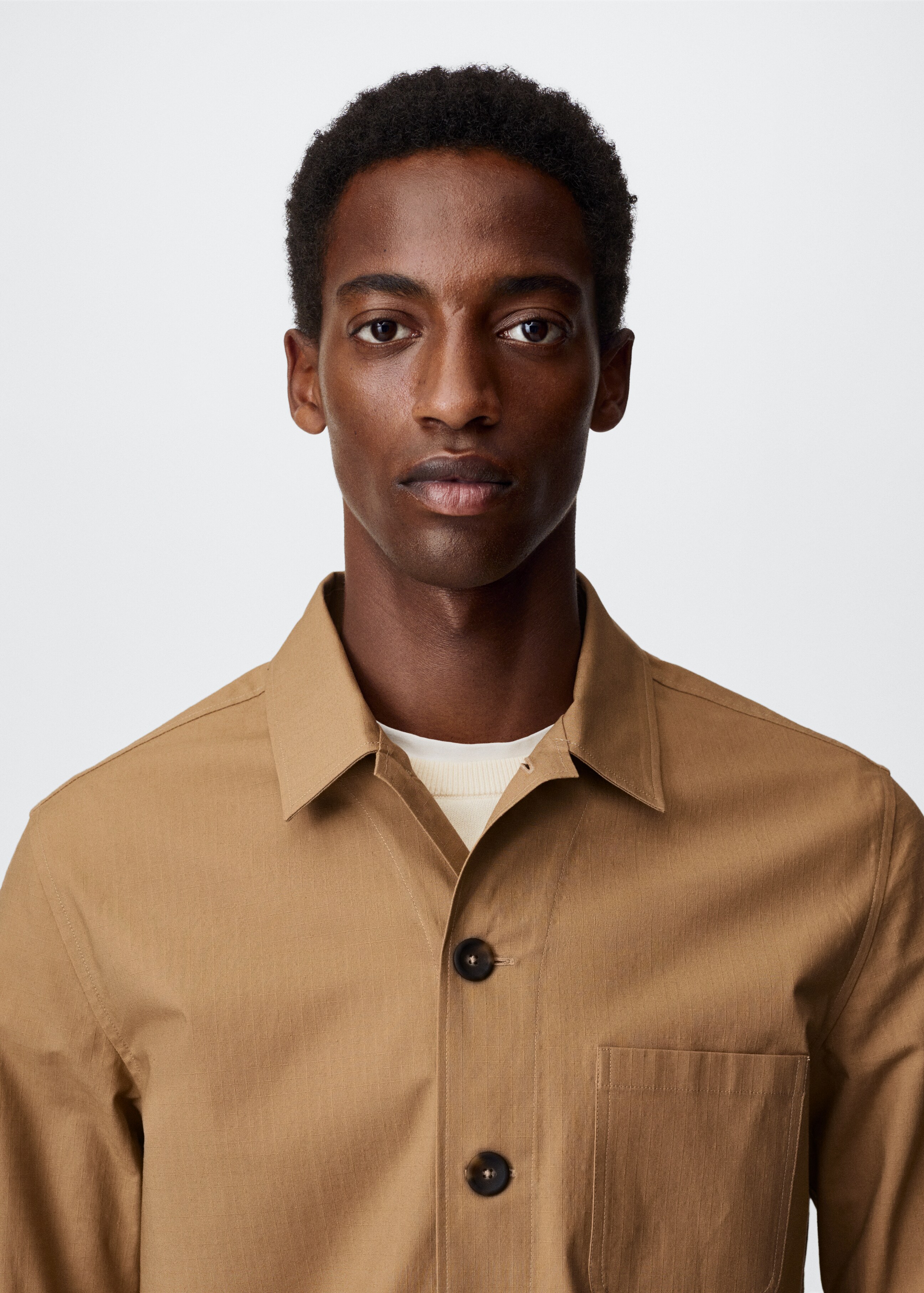Worker cotton overshirt - Details of the article 4
