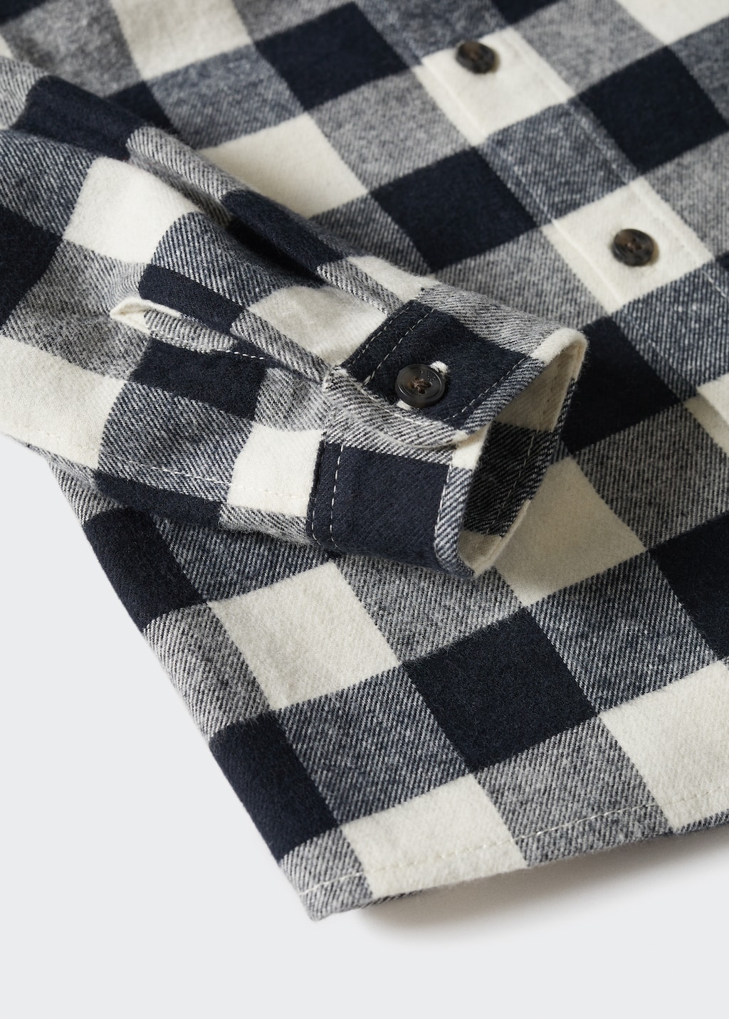 Check cotton shirt - Details of the article 9