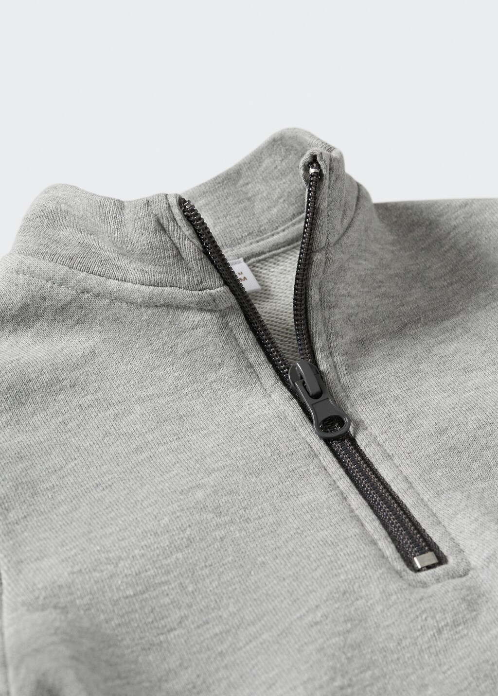 Zipper cotton sweater - Details of the article 9