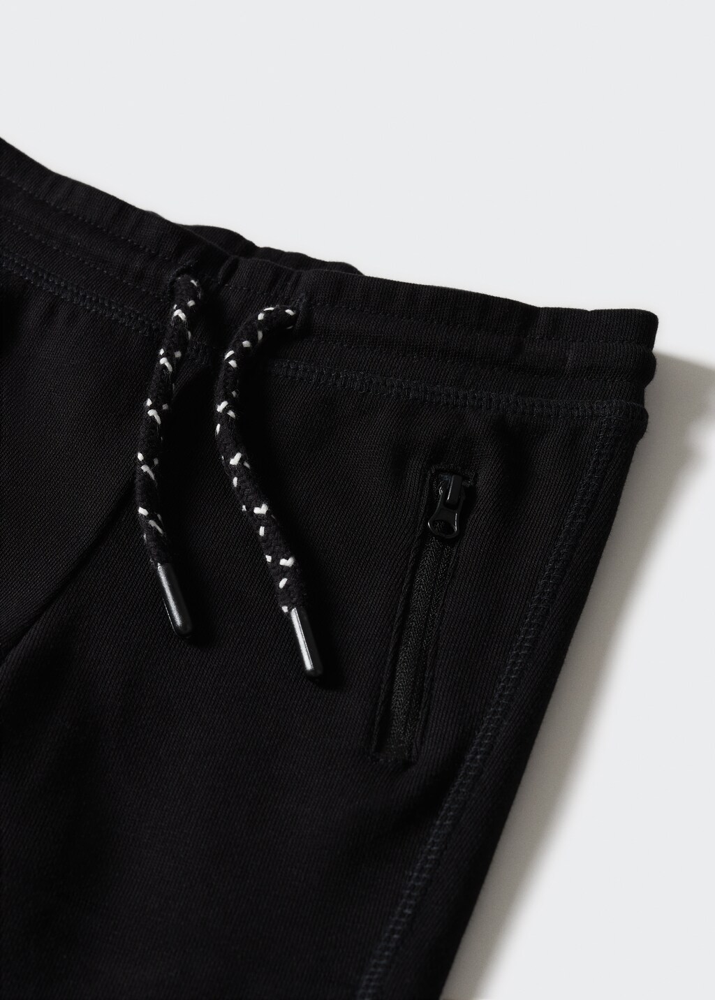 Cotton jogger-style trousers - Details of the article 8