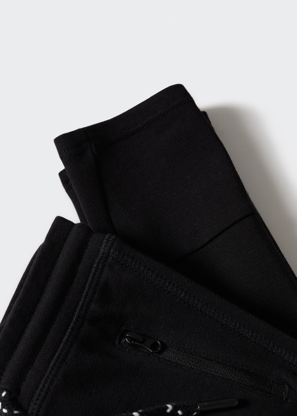 Cotton jogger-style trousers - Details of the article 9