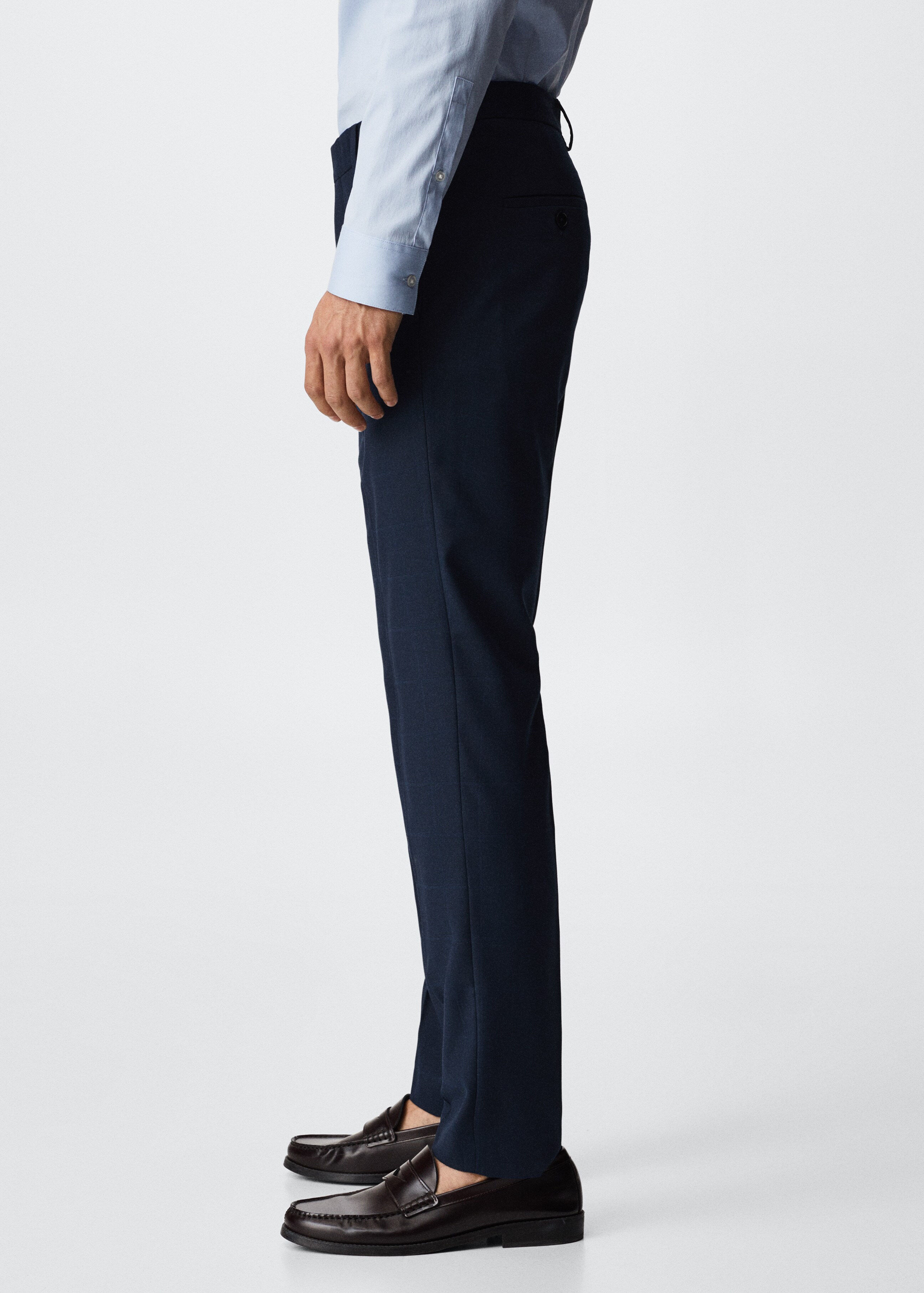Super slim fit suit trousers - Details of the article 2