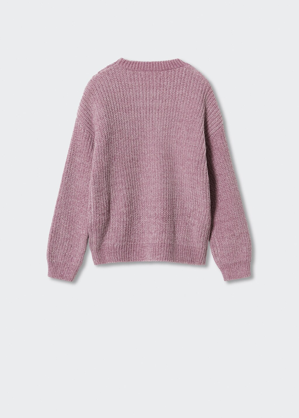 Knitted braided sweater - Reverse of the article