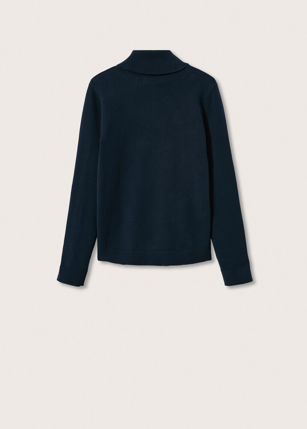 Turtle neck sweater - Reverse of the article