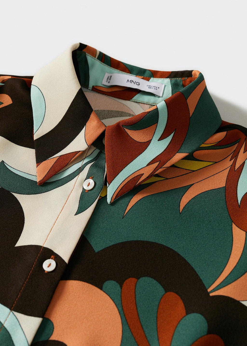 Retro-print shirt - Details of the article 8