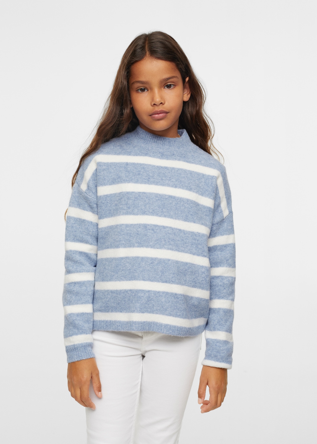 Striped knit sweater - Details of the article 1