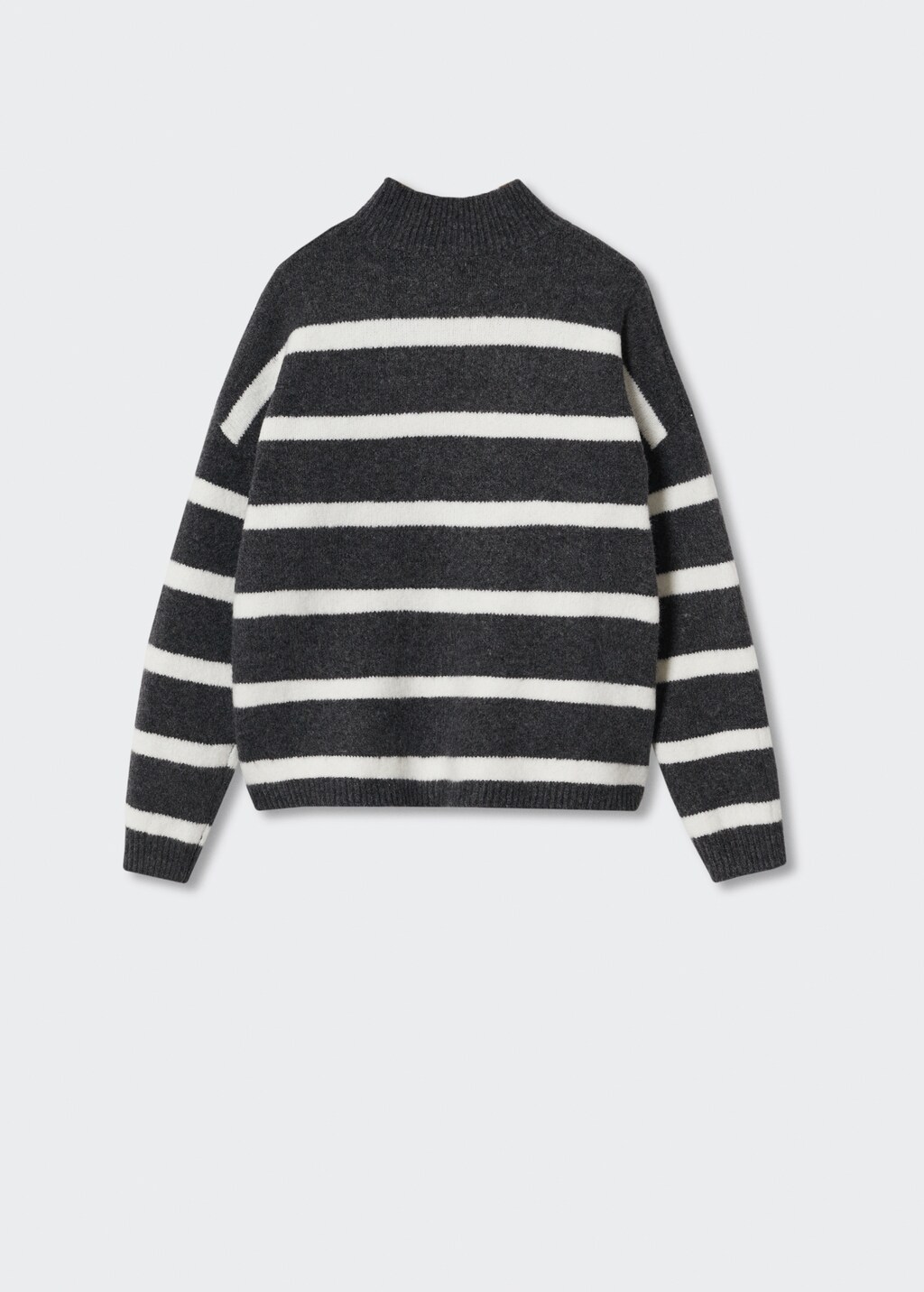 Striped knit sweater - Reverse of the article