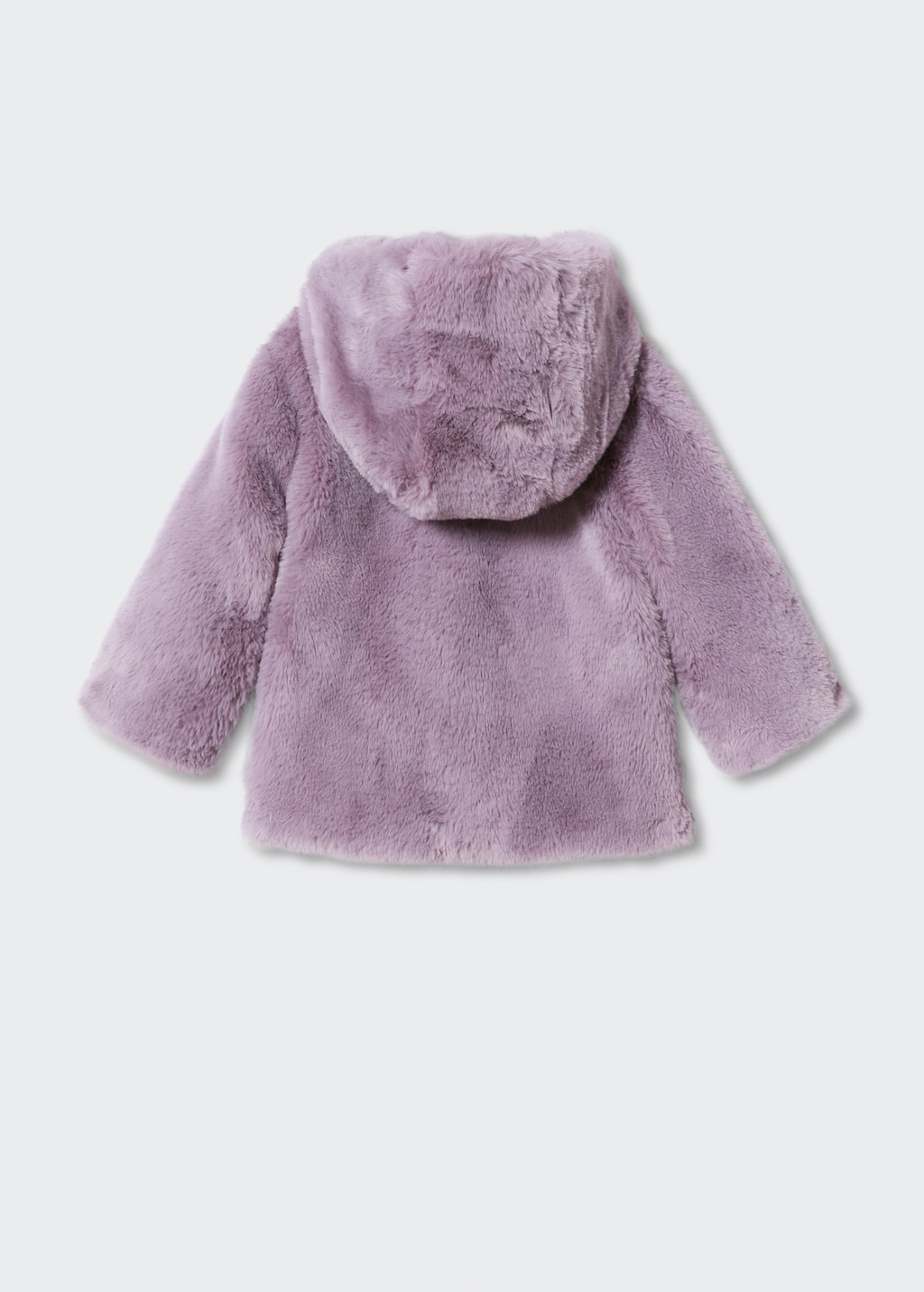 Fur-effect coat - Reverse of the article