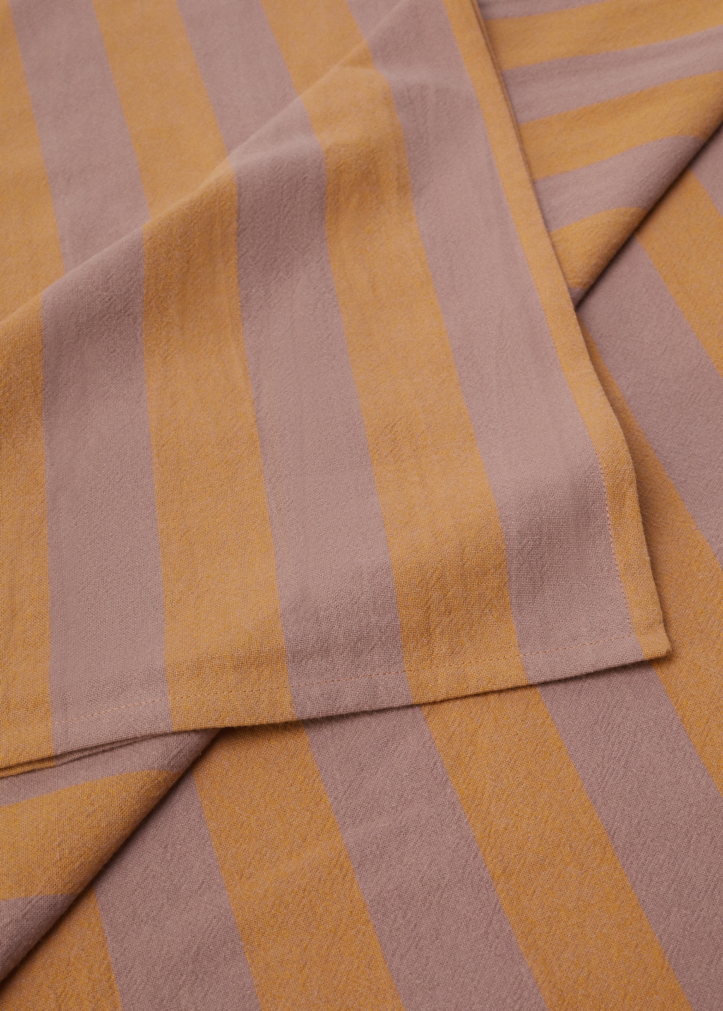 Striped cotton tablecloth 150x150cm - Details of the article 3