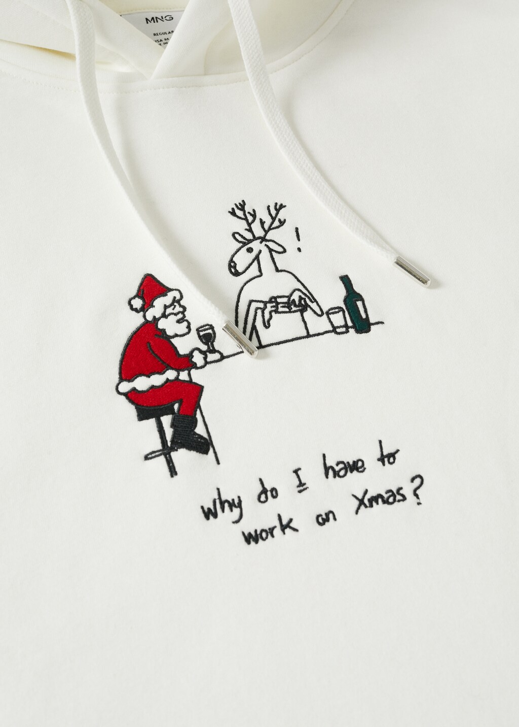 Christmas embroidered sweatshirt - Details of the article 8