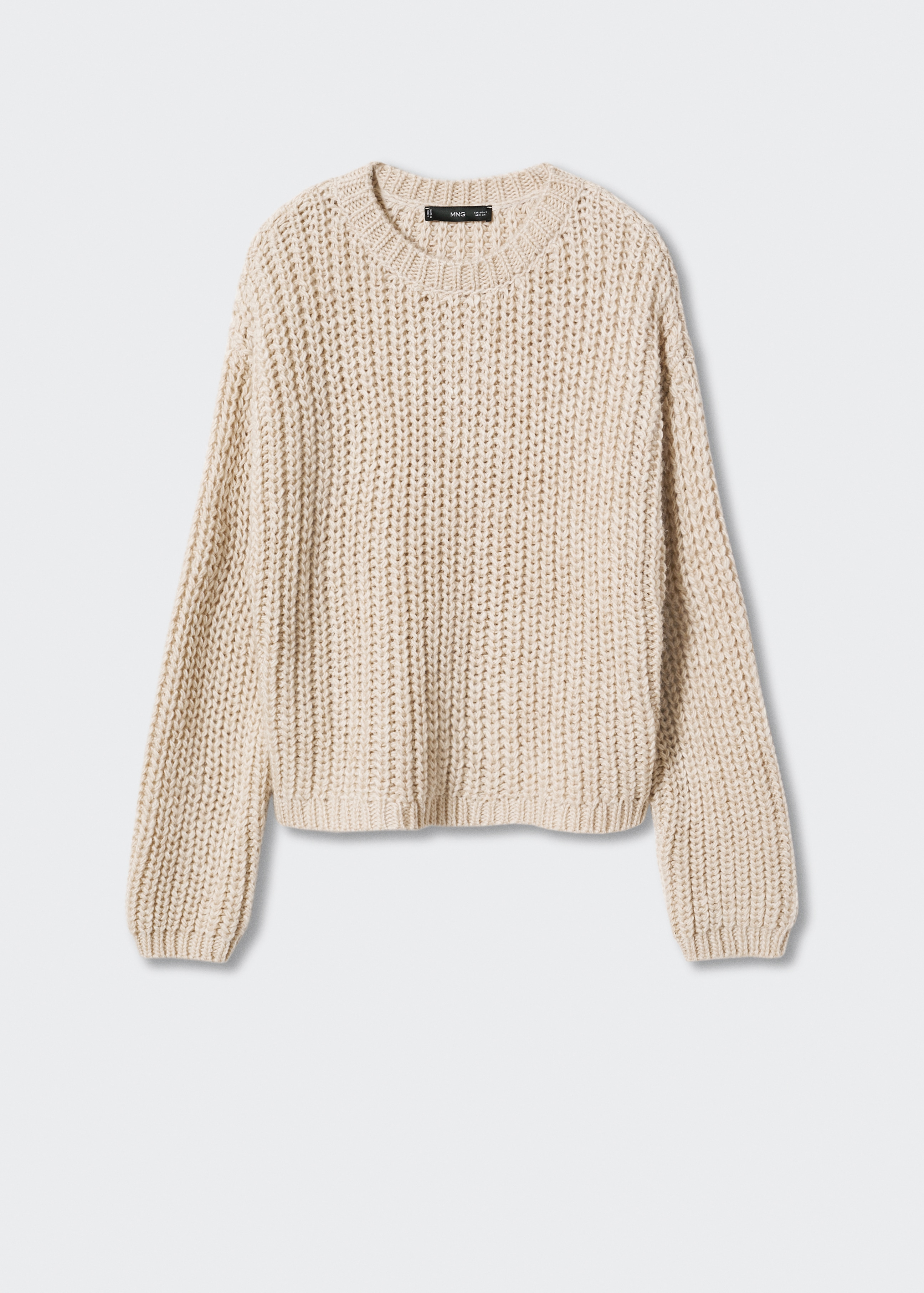 Chunky-knit sweater
