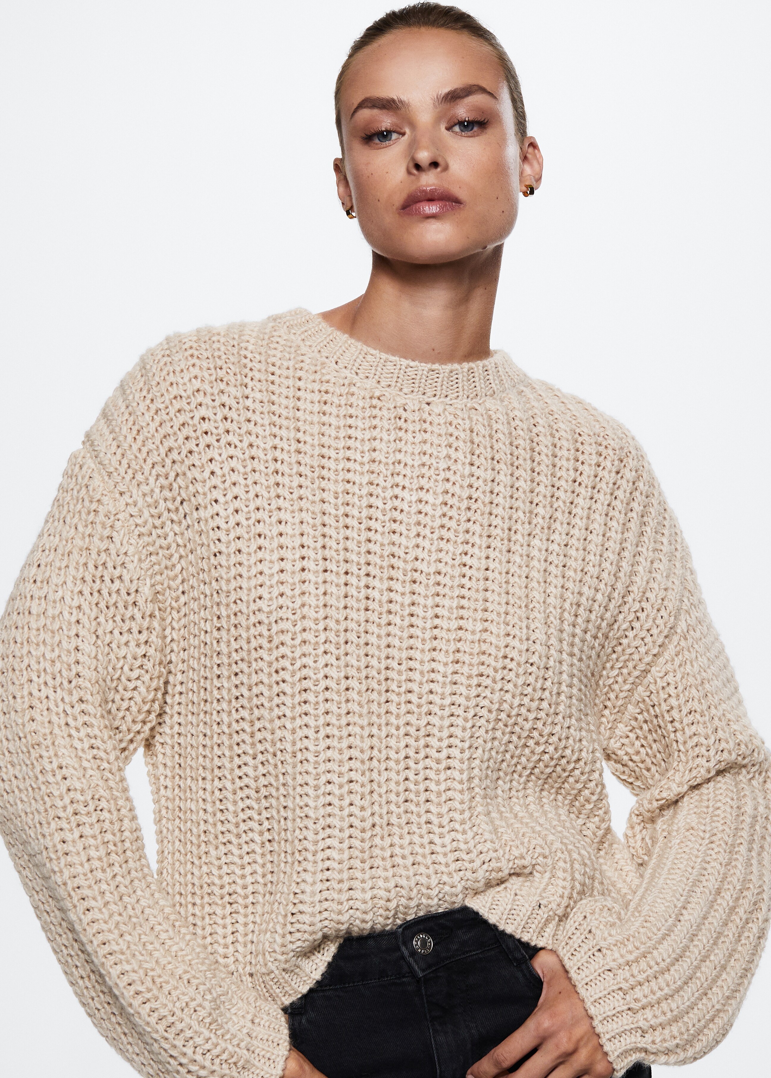 Chunky-knit sweater - Details of the article 1