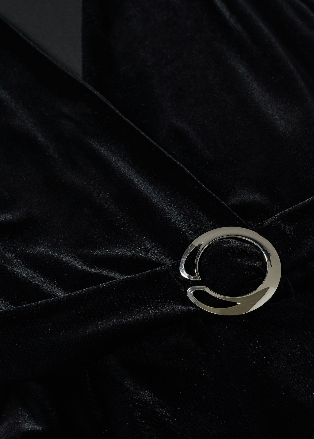 Velvet belt jumpsuit - Details of the article 8