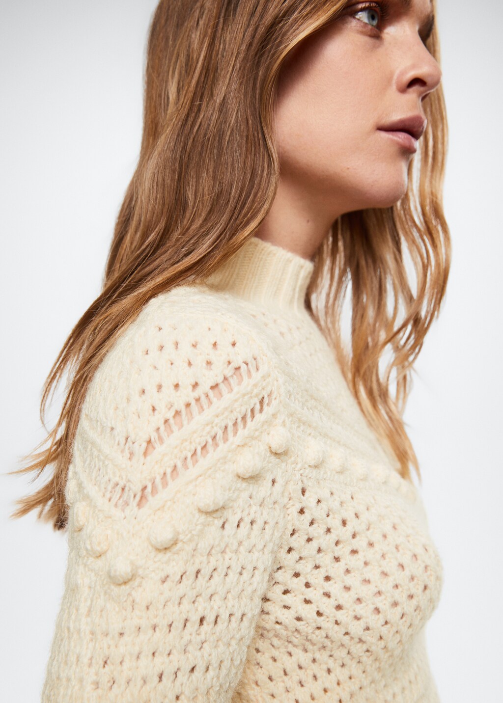 Openwork knit sweater - Details of the article 1