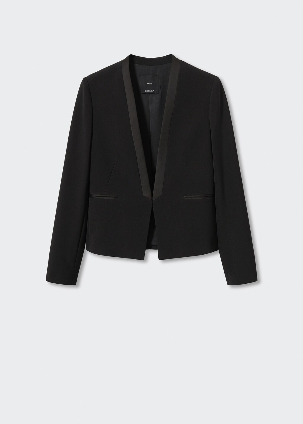 Satin detail blazer - Article without model